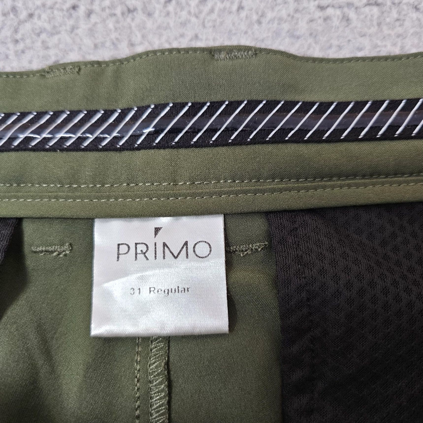 Vintage PRIMO Pants Mens 31 Green Golf Jogger Ankle Zip Stretch Polyester Spandex Size US 31 - 3 Thumbnail