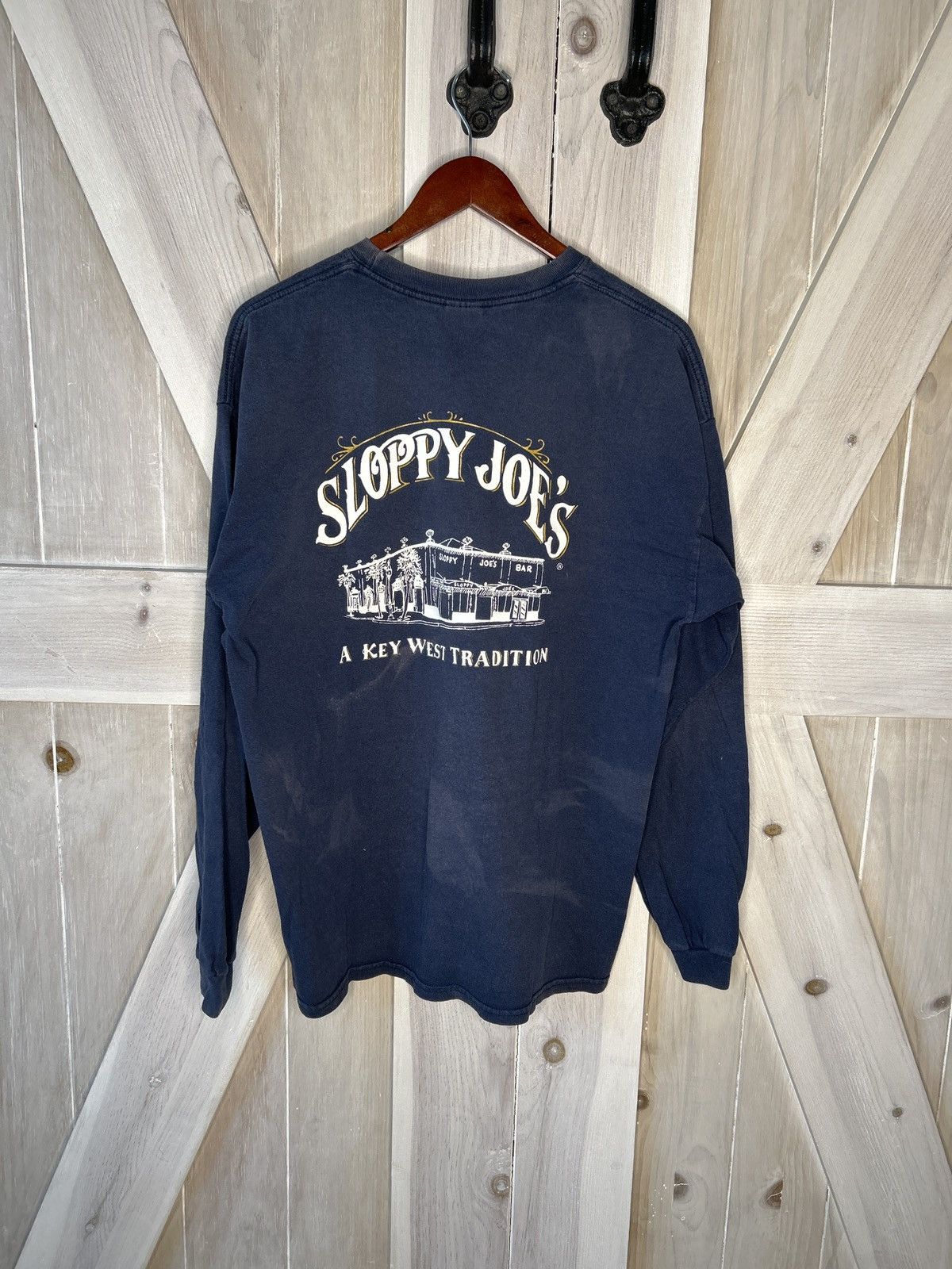 Gildan × Vintage Vintage faded longsleeve Size US XL / EU 56 / 4 - 3 Thumbnail