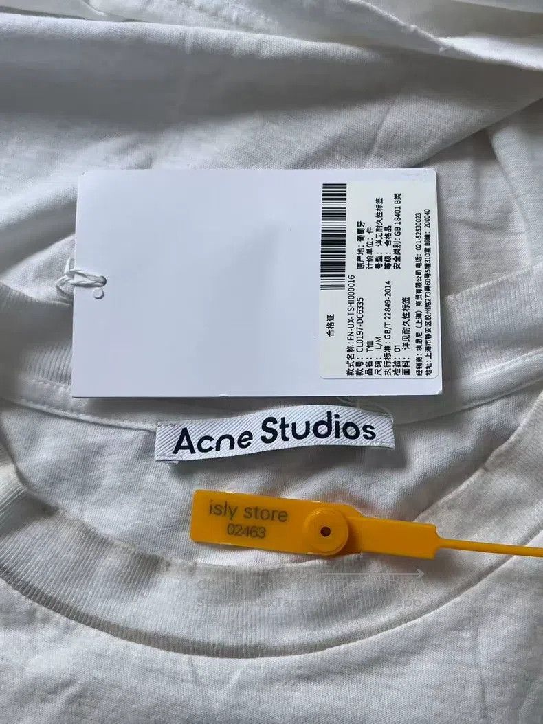 Acne Studios Acne Studios 1996 Series Letter Logo Aged Printed Crewneck Size US M / EU 48-50 / 2 - 4 Thumbnail