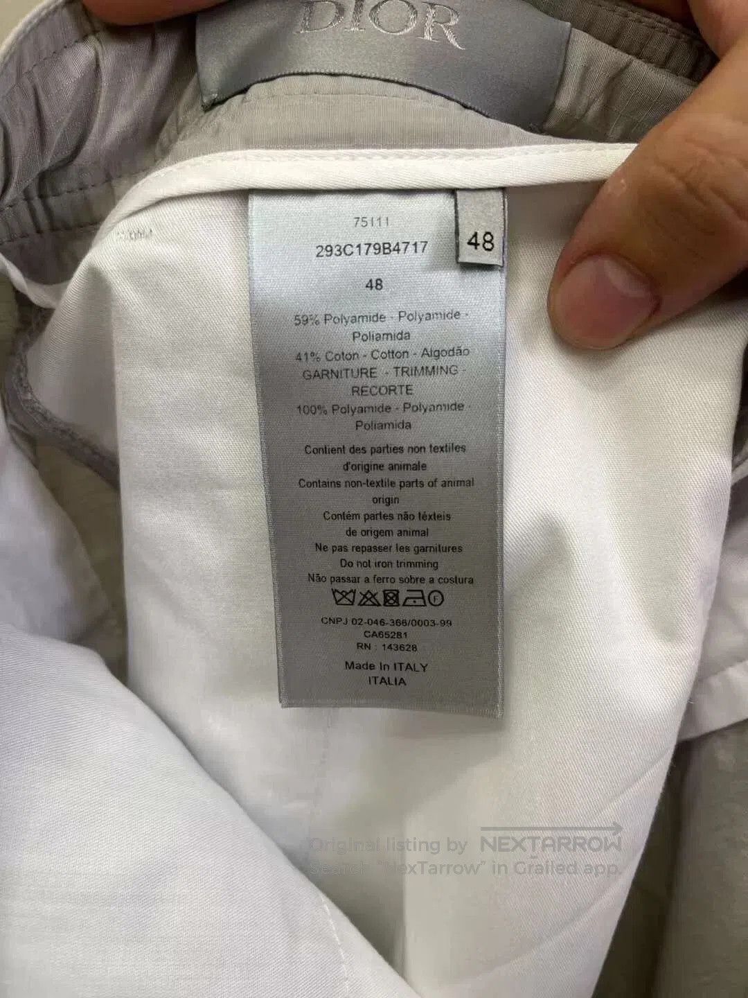 Dior dior gray functional buckle shorts 1947. Size US 40 / EU 56 - 3 Thumbnail
