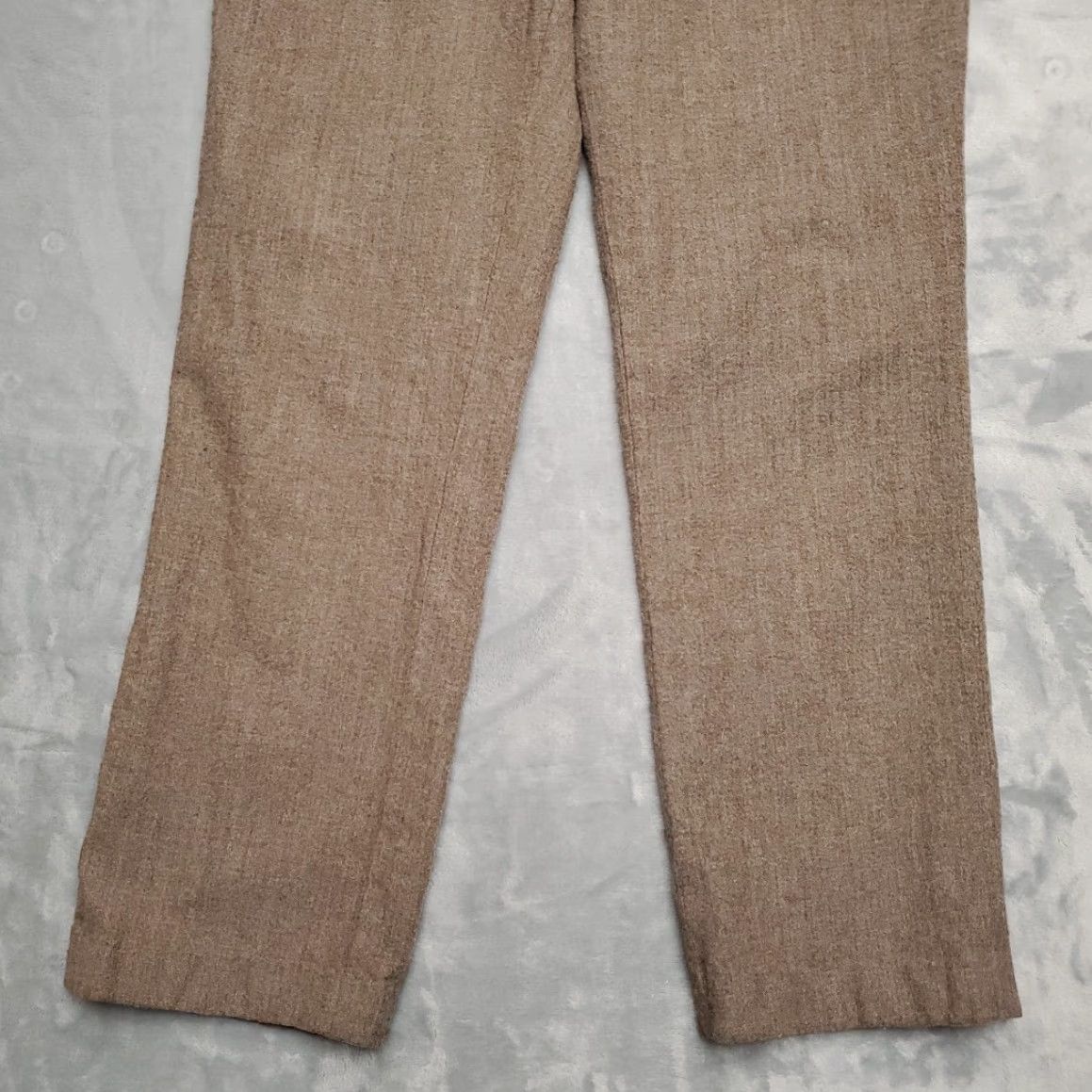 Vintage VINTAGE Geiger Pants Womens 29x29 Brown 90% Wool Classic Made in Australia Wool, Wool Blend Bottoms Casual Pockets Zip Ankle 30 Womens Size 30" / US 8 / IT 44 - 2 Thumbnail