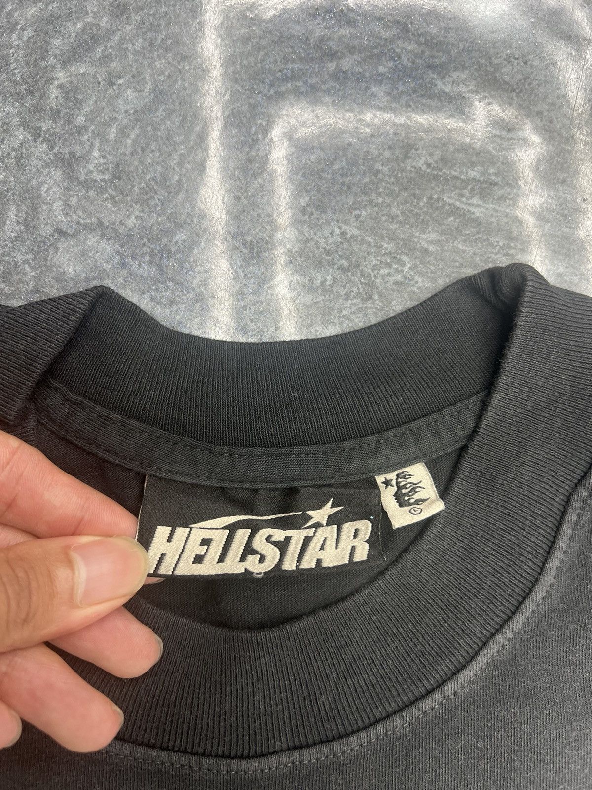 HELLSTAR Hellstar Sports Core Logo Glitter T-Shirt Size US L / EU 52-54 / 3 - 3 Thumbnail