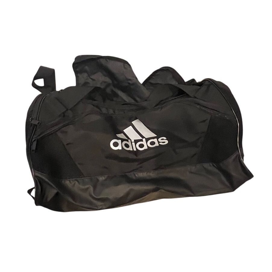 Adidas Adidas Defender Medium White Black Gym Bag Size ONE SIZE - 1 Thumbnail