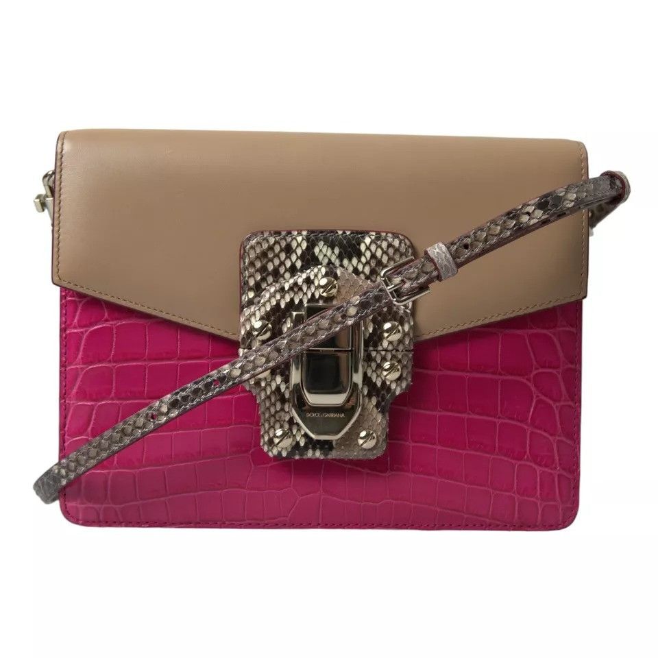 Dolce & Gabbana Multicolor Leather LUCIA Shoulder Women's Bag (Pre-Owned) Size ONE SIZE - 1 Thumbnail