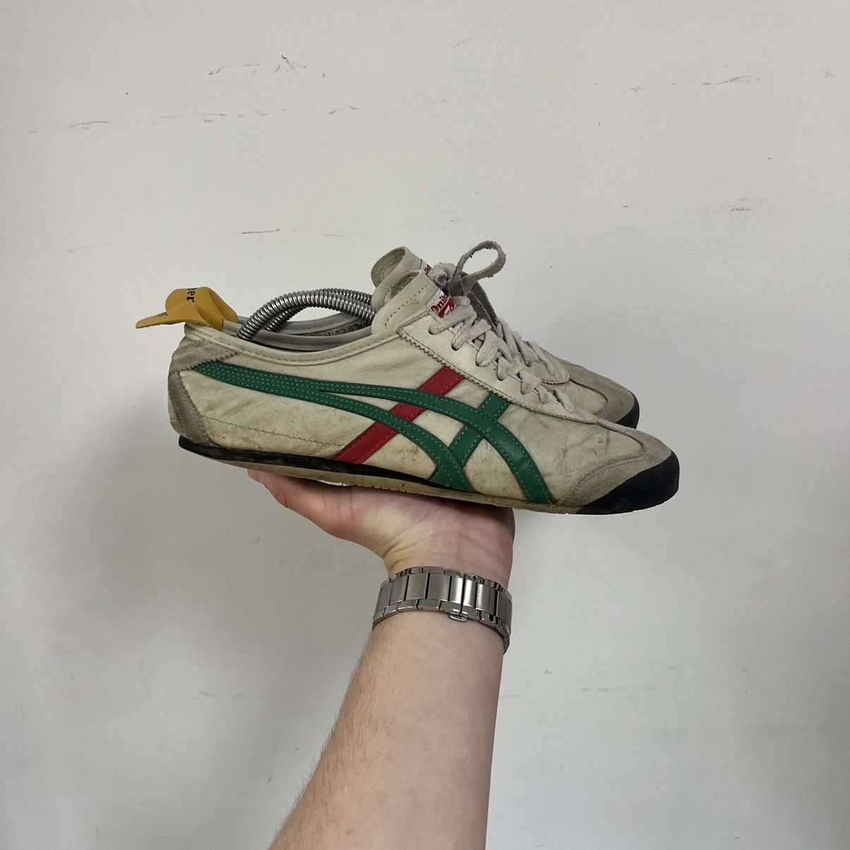 Asics Vintage ASICS Tiger Onitsuka Leather Sneakers Size US 8 / EU 41 - 1 Thumbnail