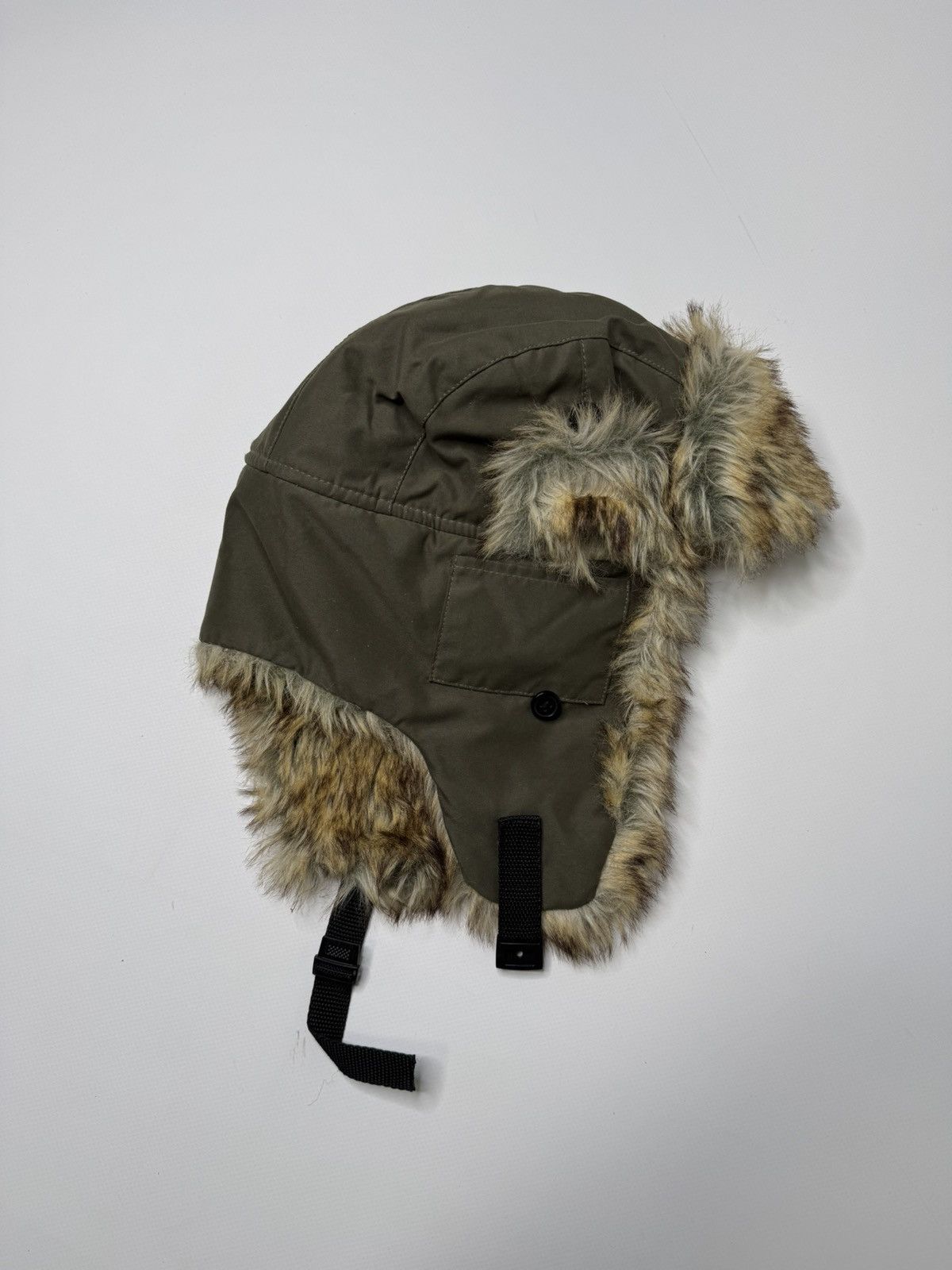 Vintage Vintage avant garde fur ushanka trapper hat l.g.b. sk8 skate Size ONE SIZE - 2 Thumbnail