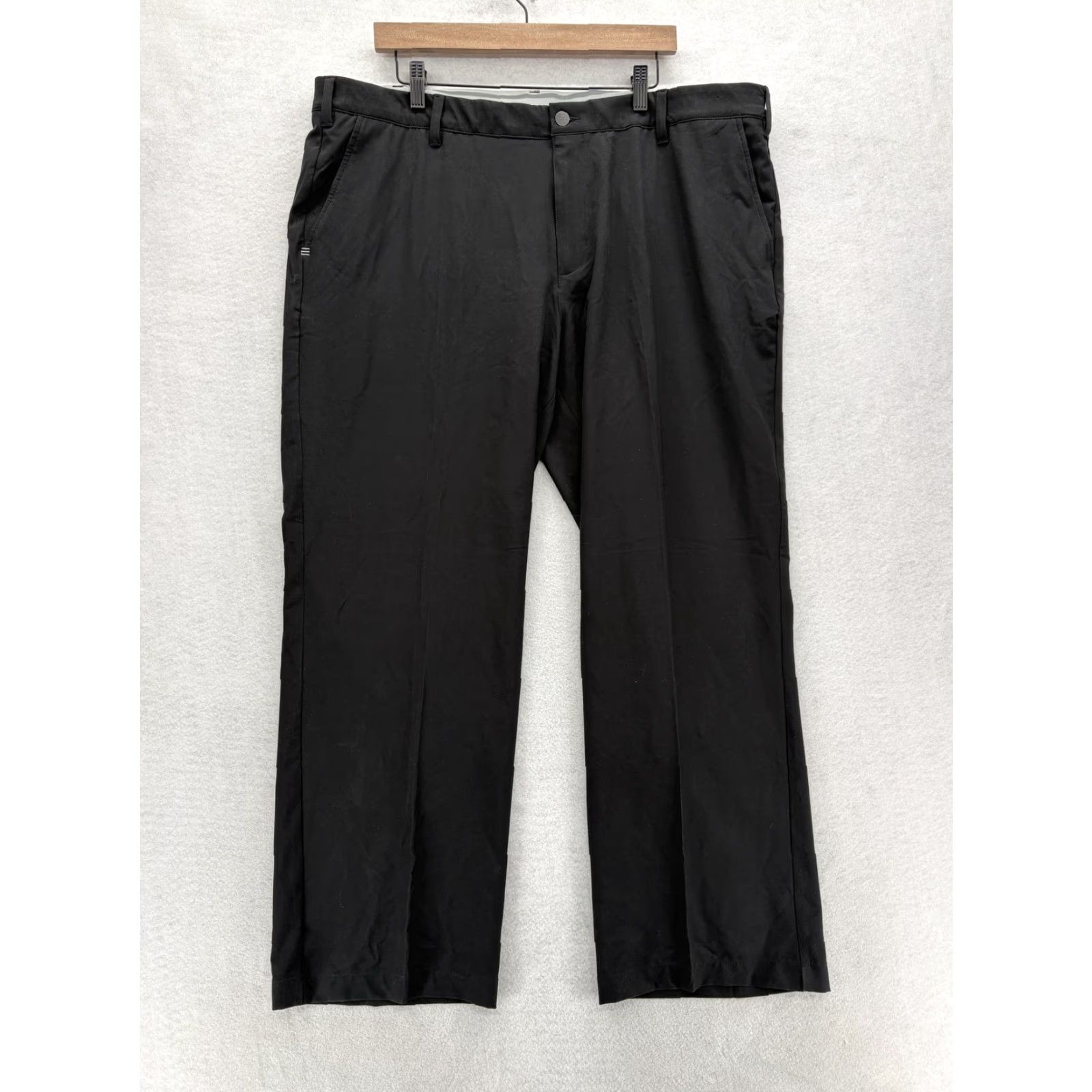 Adidas Adidas Golf Pants Mens 42x30 Black Stretch Regular Fit Performance Tech Athletic Size US 42 / EU 58 - 2 Thumbnail