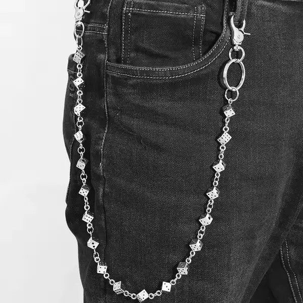 Jewelry Punk Wallet Dice Chain Size ONE SIZE - 5 Thumbnail