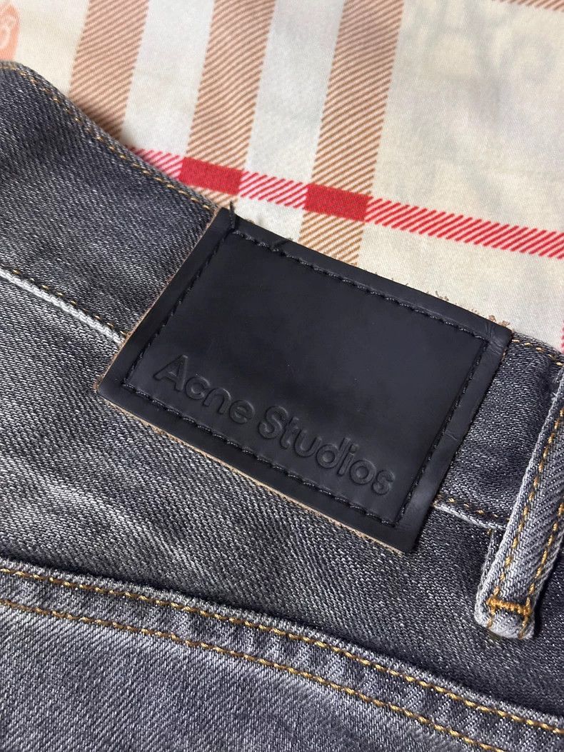 Acne Studios acne studios Black and grey splashed ink slightly flared j Size US 27 - 3 Thumbnail