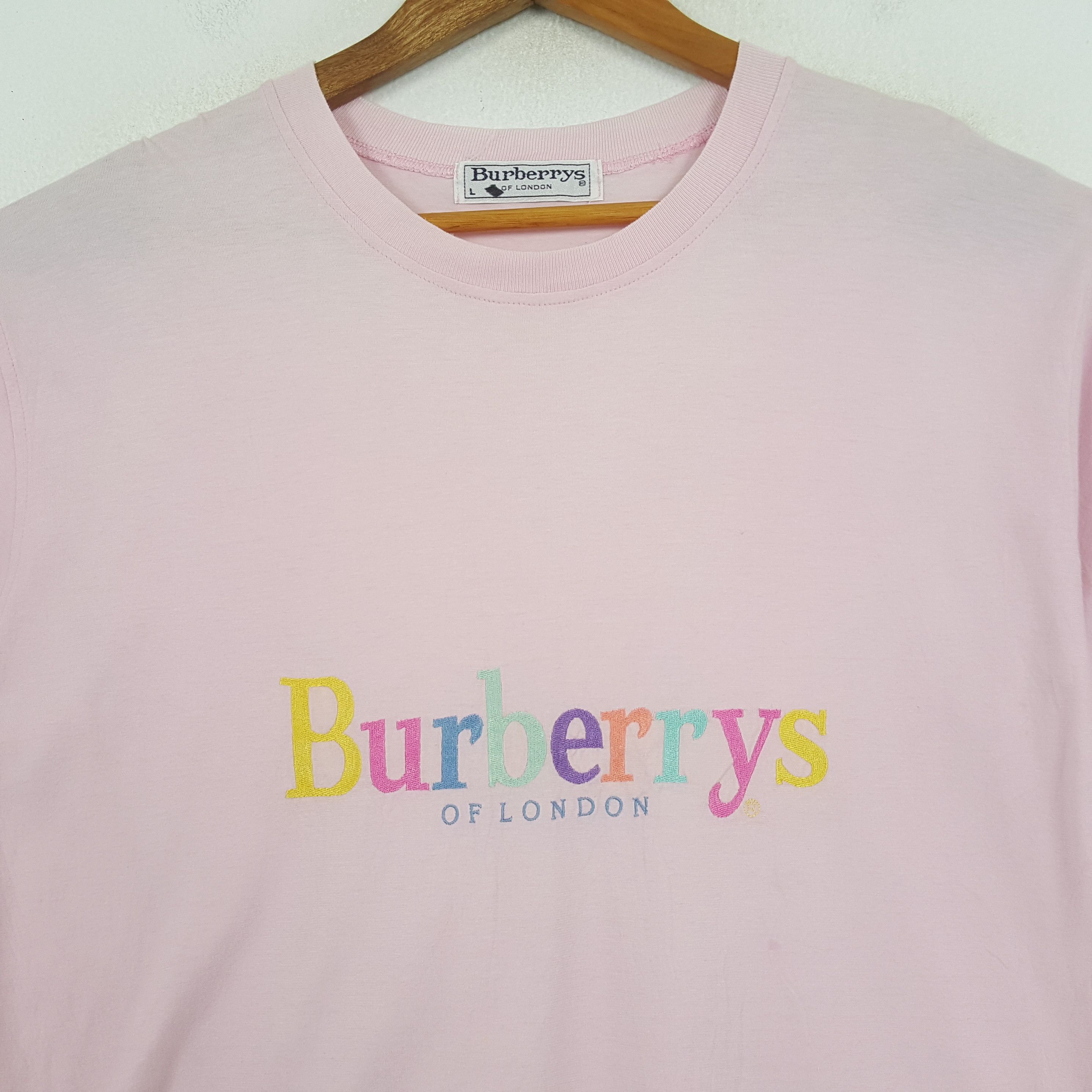 Burberry × Designer × Vintage Vintage BURBERRY OF LONDON Fashion Brand T-shirt C285N63 Size US L / EU 52-54 / 3 - 2 Thumbnail
