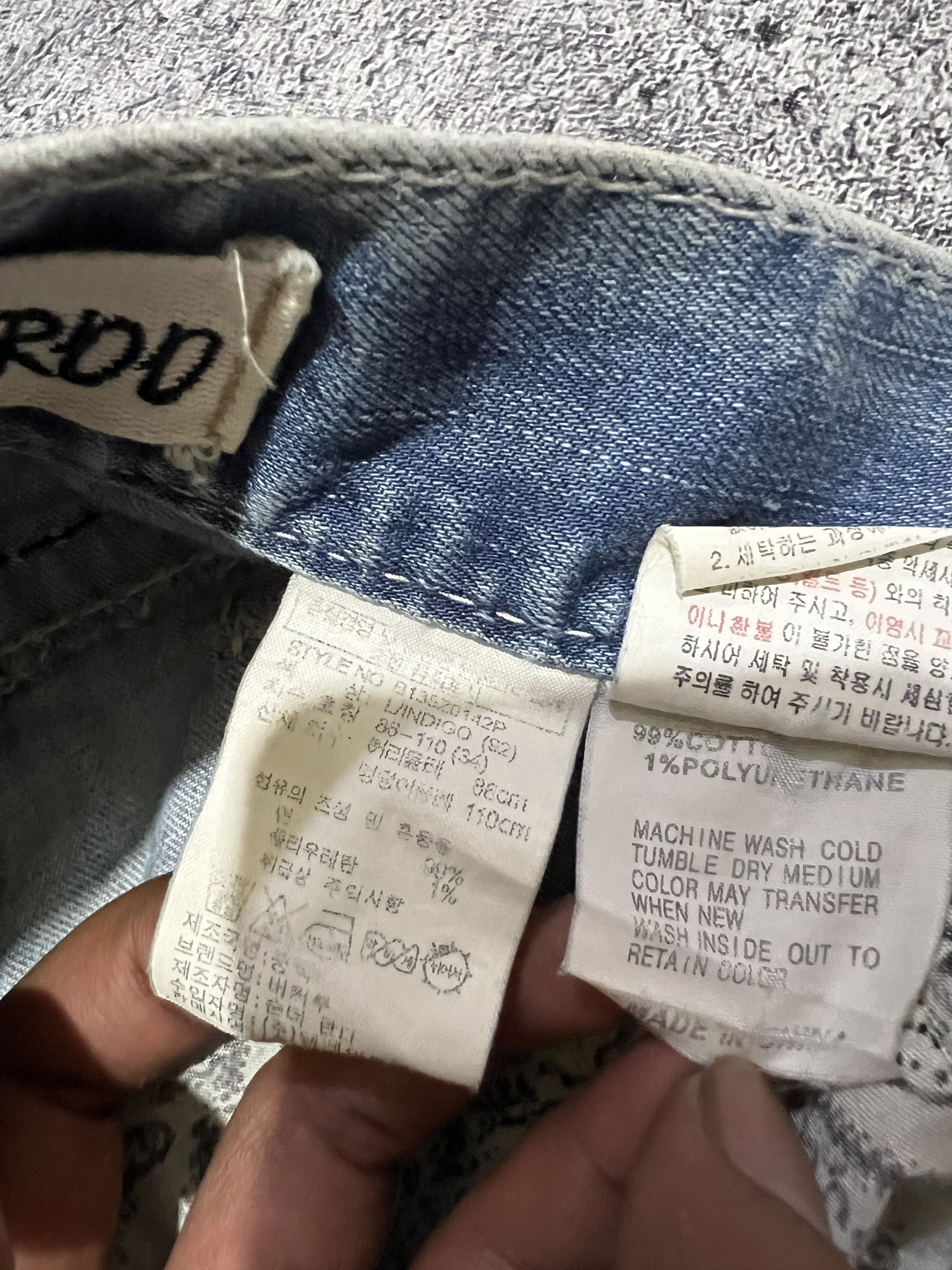 Japanese Brand 2000s Japanese Buckaroo Acid Wash Jeans y2k Lgb Size US 36 / EU 52 - 6 Thumbnail