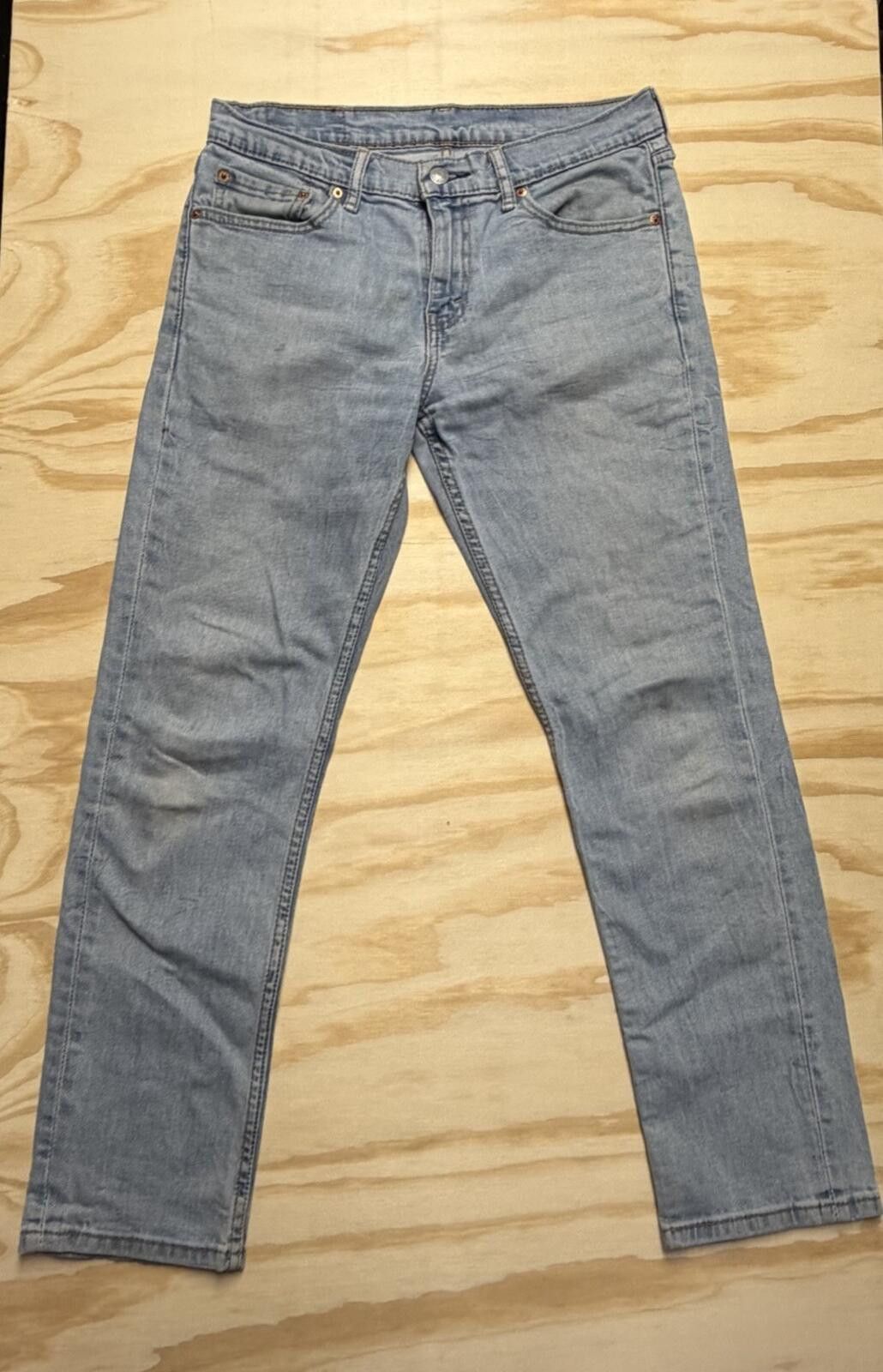 Levi's Levi's 511 Mens 31x30 Vintage 90s Light Blue Denim Jeans Size US 31 - 3 Thumbnail