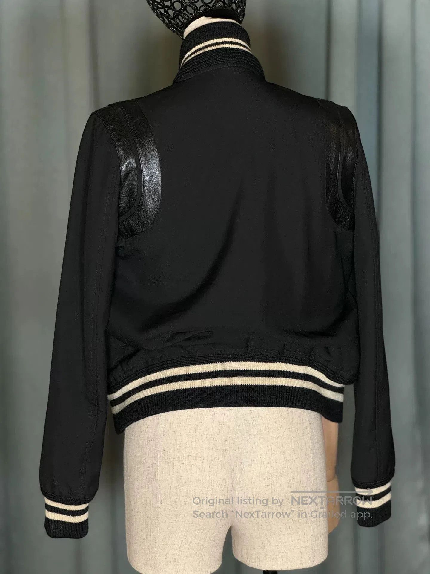 Saint Laurent Paris Saint Laurent SLP Black Varsity Jacket. Size US S / EU 44-46 / 1 - 5 Thumbnail