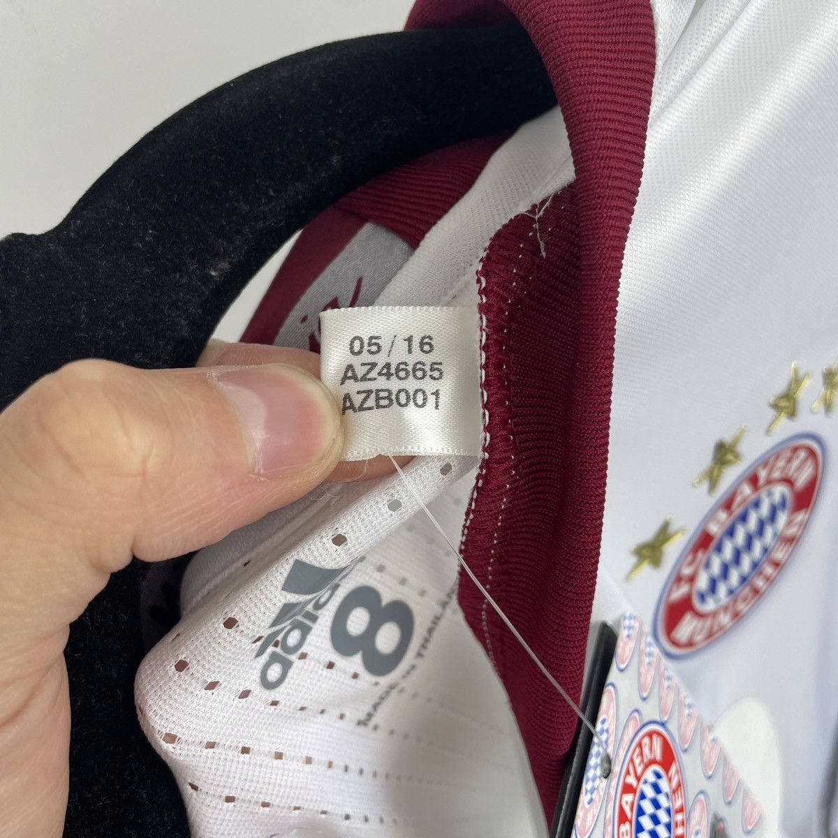 Adidas Bayern Munich Authentic Third Adidas Jersey Shirt 2016/2017 Size US L / EU 52-54 / 3 - 9 Thumbnail