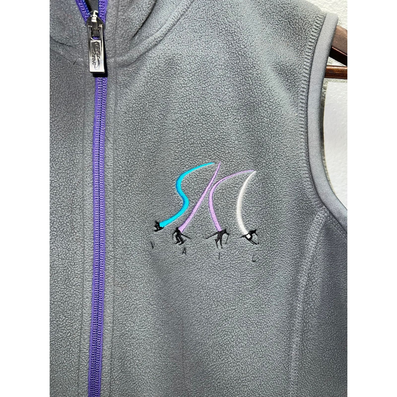 Vintage Womens Crazy Shirts Fleece Vest Ski Skiing Vail Women Medium Size M / US 6-8 / IT 42-44 - 4 Thumbnail