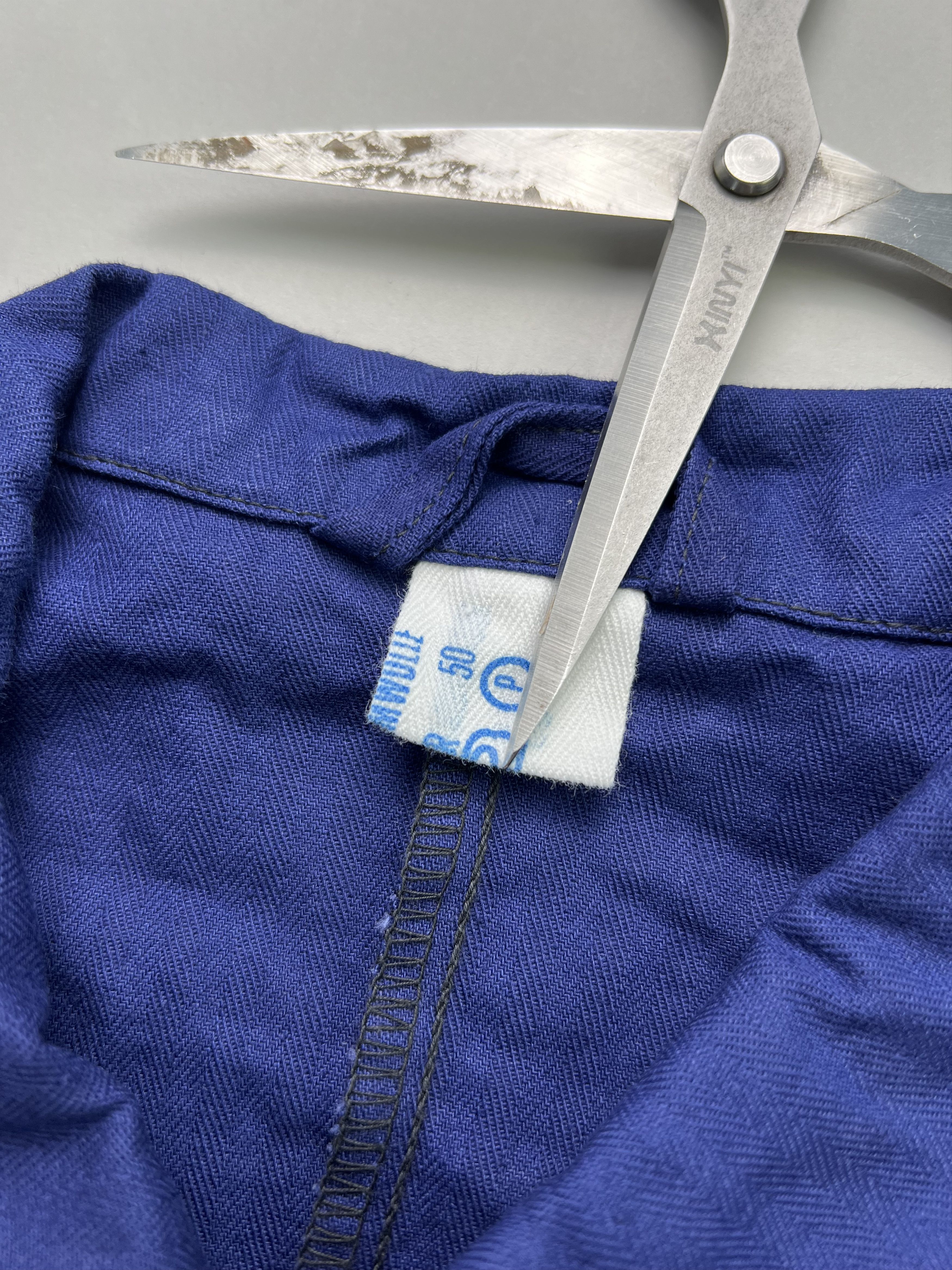 Vintage French Work Chore Jacket Vintage Bleu De Travail Size US M / EU 48-50 / 2 - 4 Thumbnail