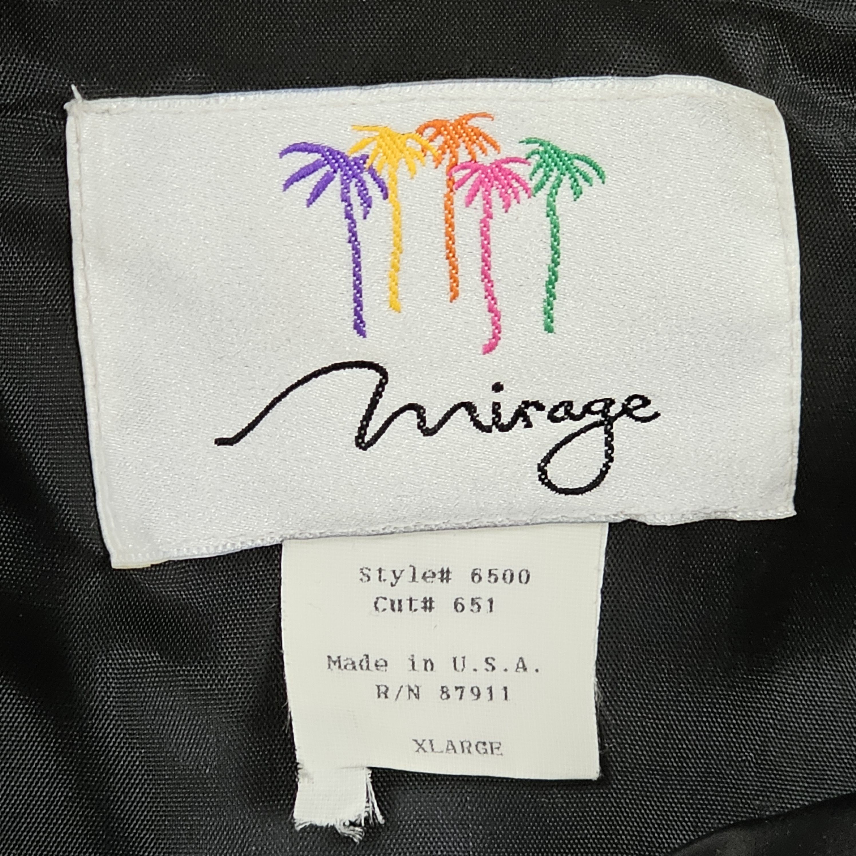 Mirage Vintage1997 Holyfield Vs Moorer Mirage Vegas Satin Jacket XL Size US XL / EU 56 / 4 - 8 Thumbnail