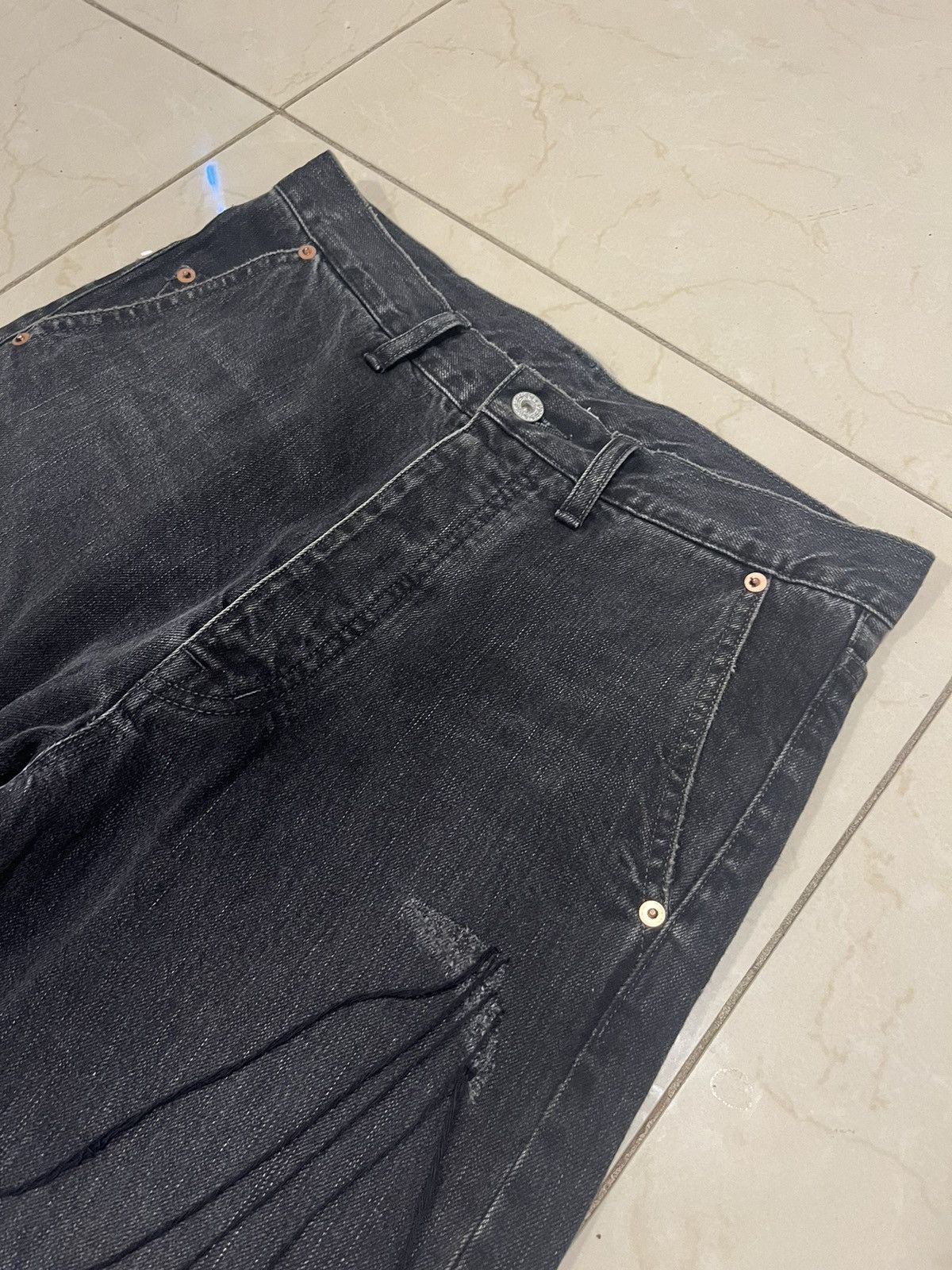 Doublet Doublet too much damage denim pant Size US 30 / EU 46 - 4 Thumbnail