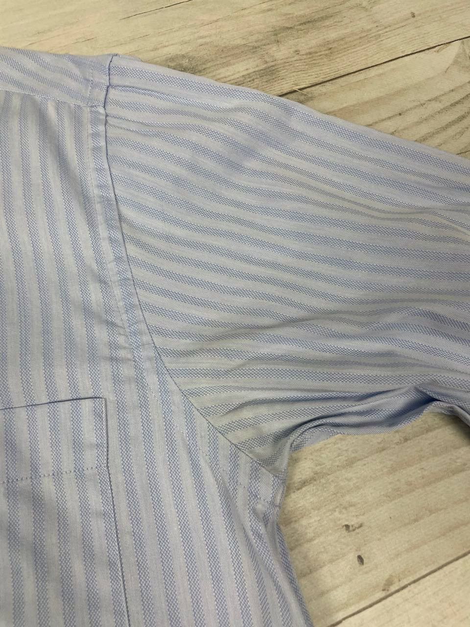 Balenciaga Vintage Balenciaga BB Striped Shirt Buttons Up Long Sleeve Size US M / EU 48-50 / 2 - 15 Thumbnail