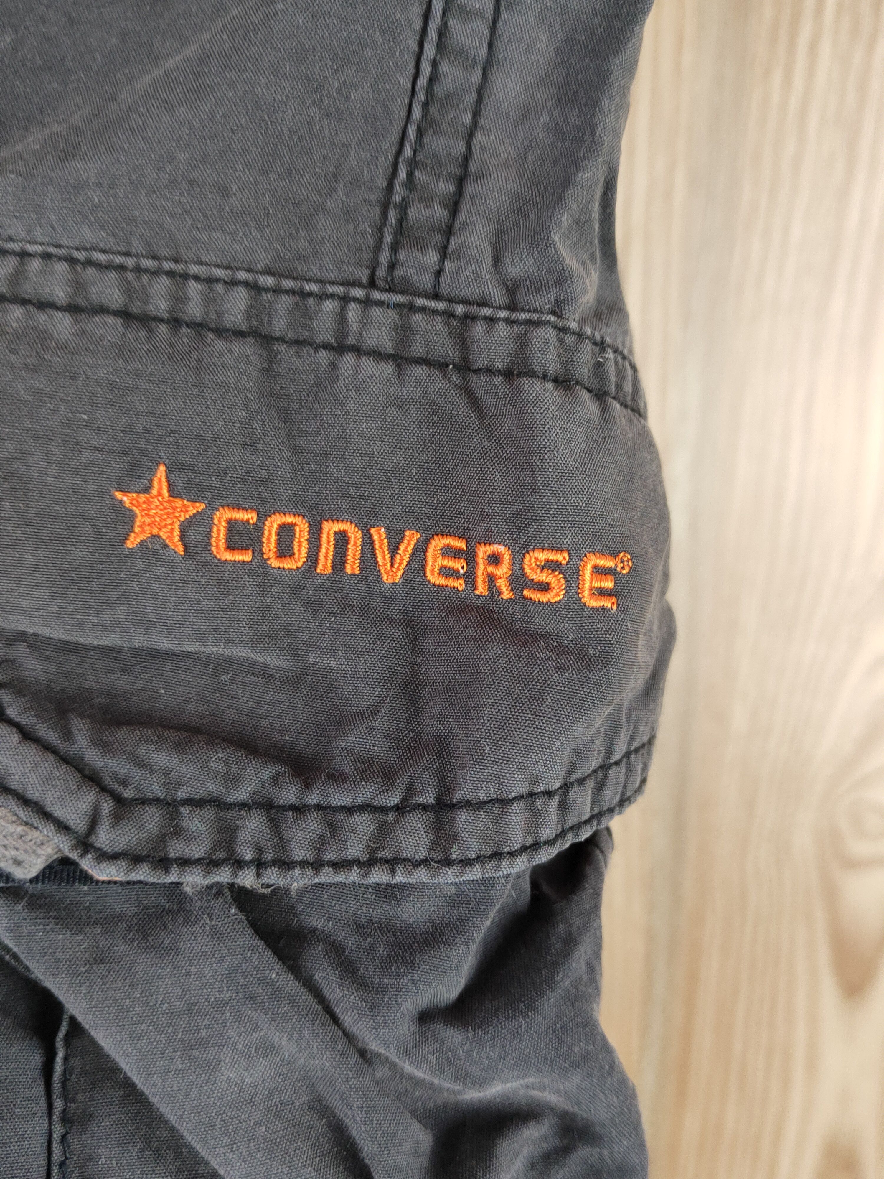 Converse Converse Black Faded Multipocket Tactical Short Pants #S2750 Size US 32 / EU 48 - 6 Thumbnail