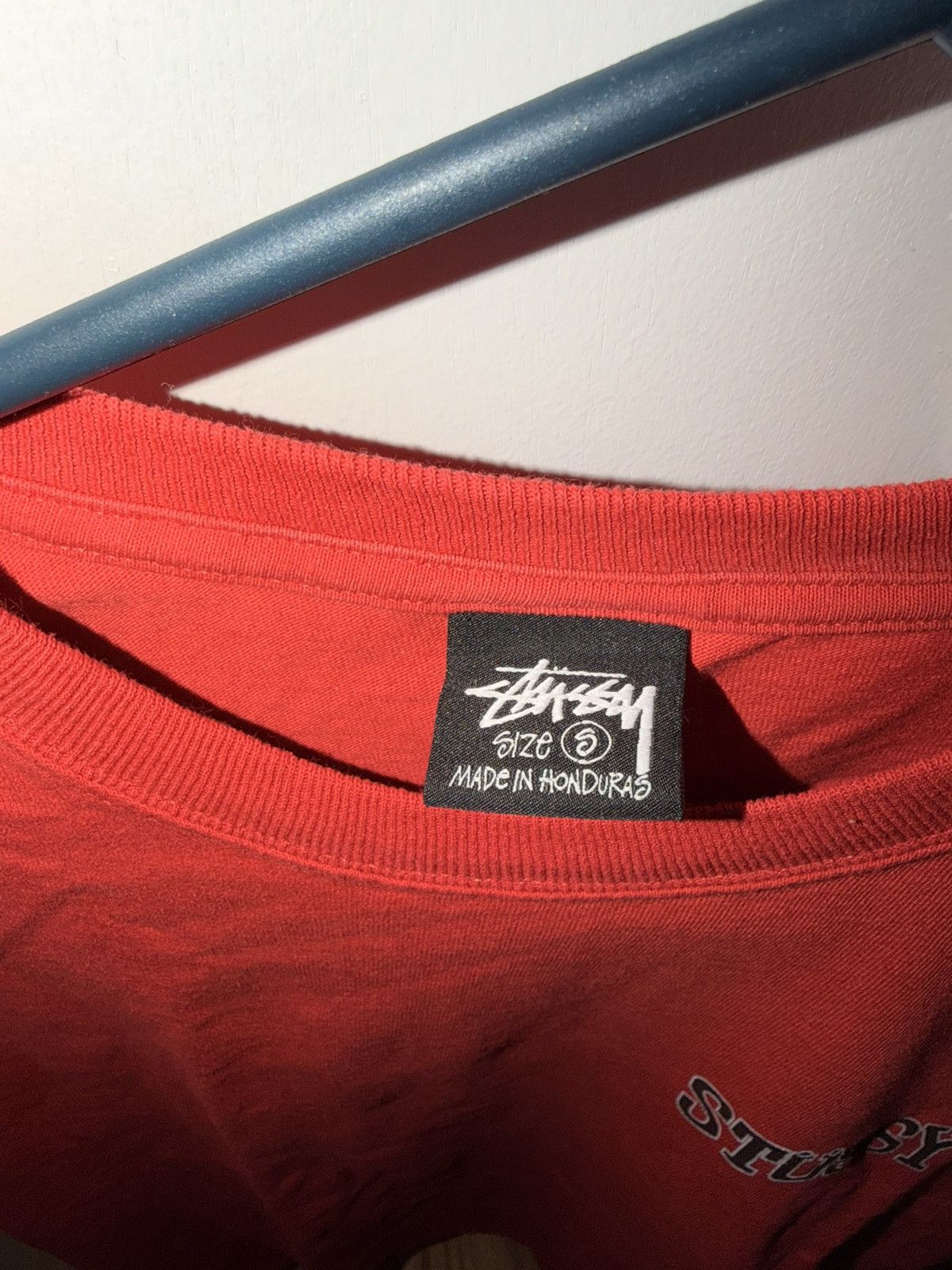 Stussy Red stussy t shirt Size US S / EU 44-46 / 1 - 3 Thumbnail