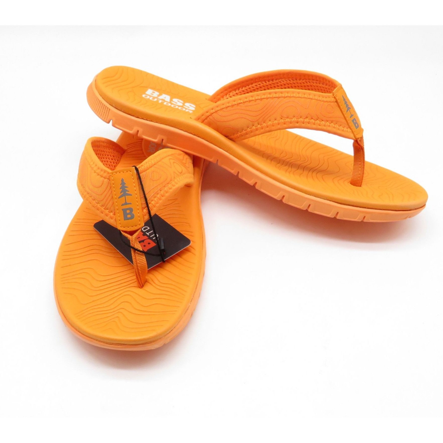 Other Bass Outdoor Men's Orange Flip-Flops Comfortable Durable Siz Size US 9 / EU 42 - 3 Thumbnail