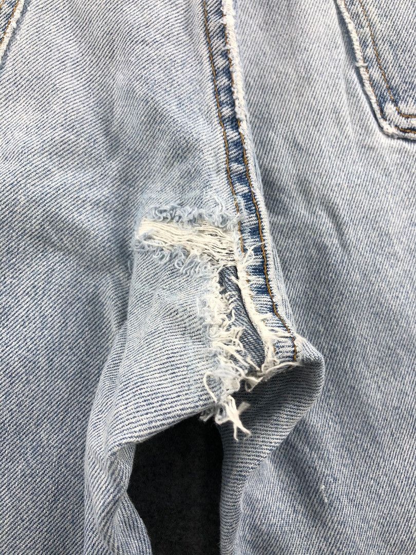 Levi's Vintage 90s Light Wash Levis 550 Orange Tab Jeans-JM662 Size US 35 - 12 Thumbnail