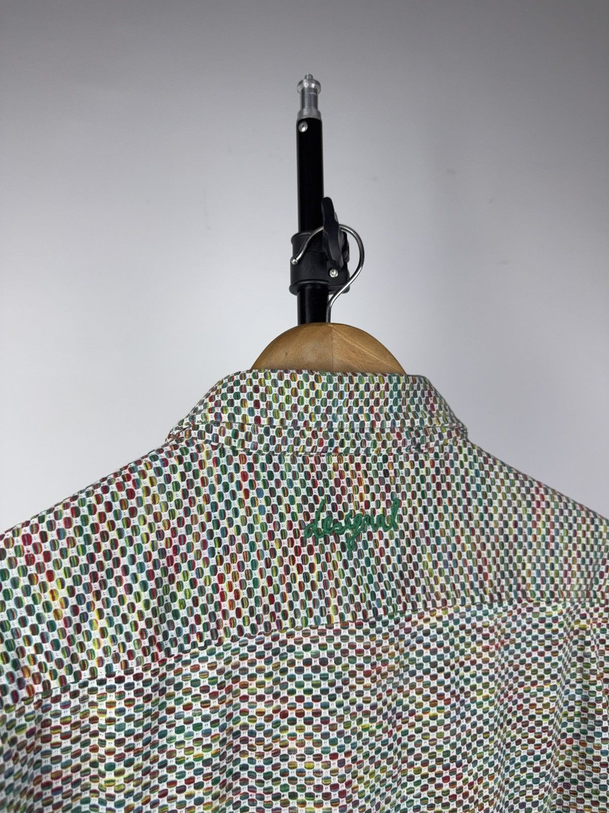 Desigual Retro 00s Desigual Mosaic Pattern Shirt With Denim Pocket M Size US M / EU 48-50 / 2 - 7 Thumbnail
