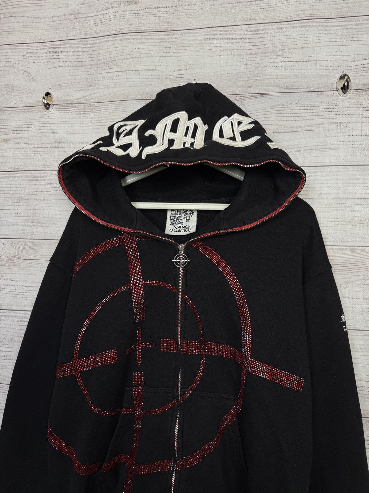 Named Collective Named Collective Mission Zip Hoodie Black/Red Target Size US M / EU 48-50 / 2 - 3 Thumbnail