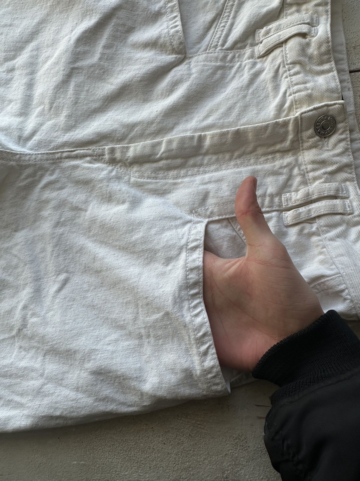 Isabel Marant 🚨 ISABEL MARANT WHITE WOMEN JEANS PANTS LUXURY Size 28" / US 6 / IT 42 - 5 Thumbnail
