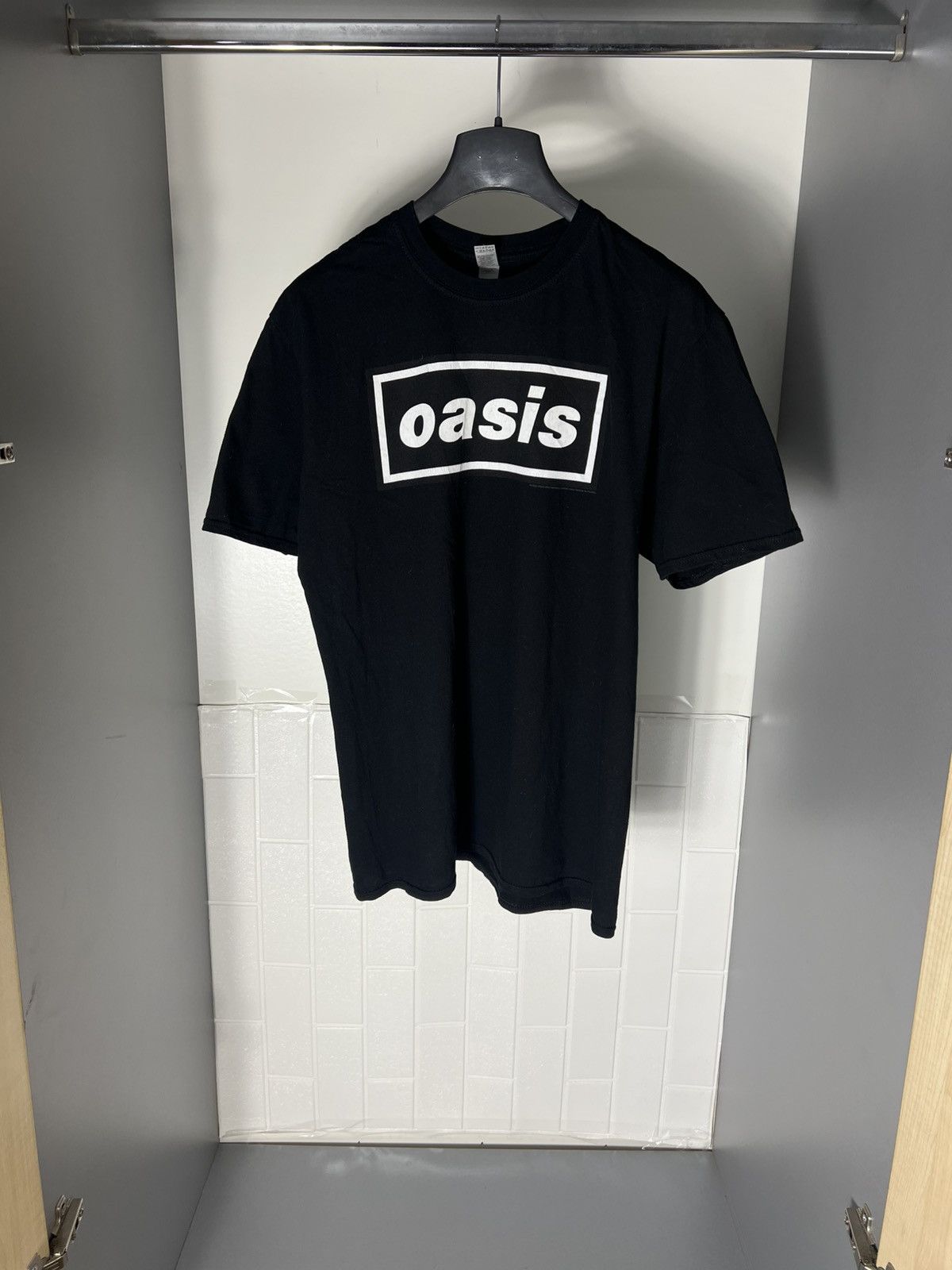 Band Tees × Vintage VERY RARE OASIS BIG LOGO ROCK T-SHIRT AMAZING PUNK METAL 90s Size US L / EU 52-54 / 3 - 1 Thumbnail