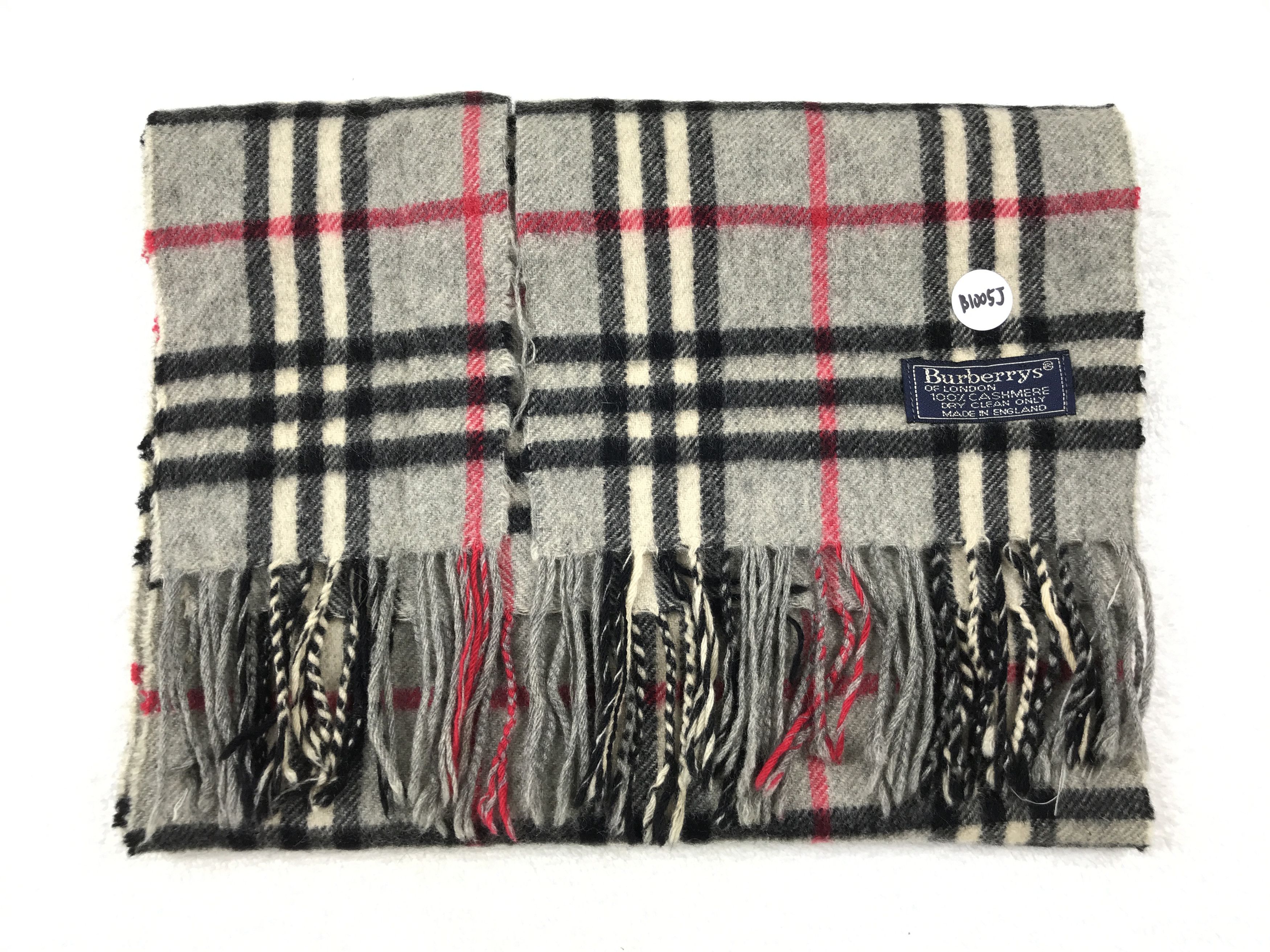 Burberry × Vintage Vintage Burberry Scarf Muffler Wool Cashmere Novacheck Size ONE SIZE - 2 Thumbnail