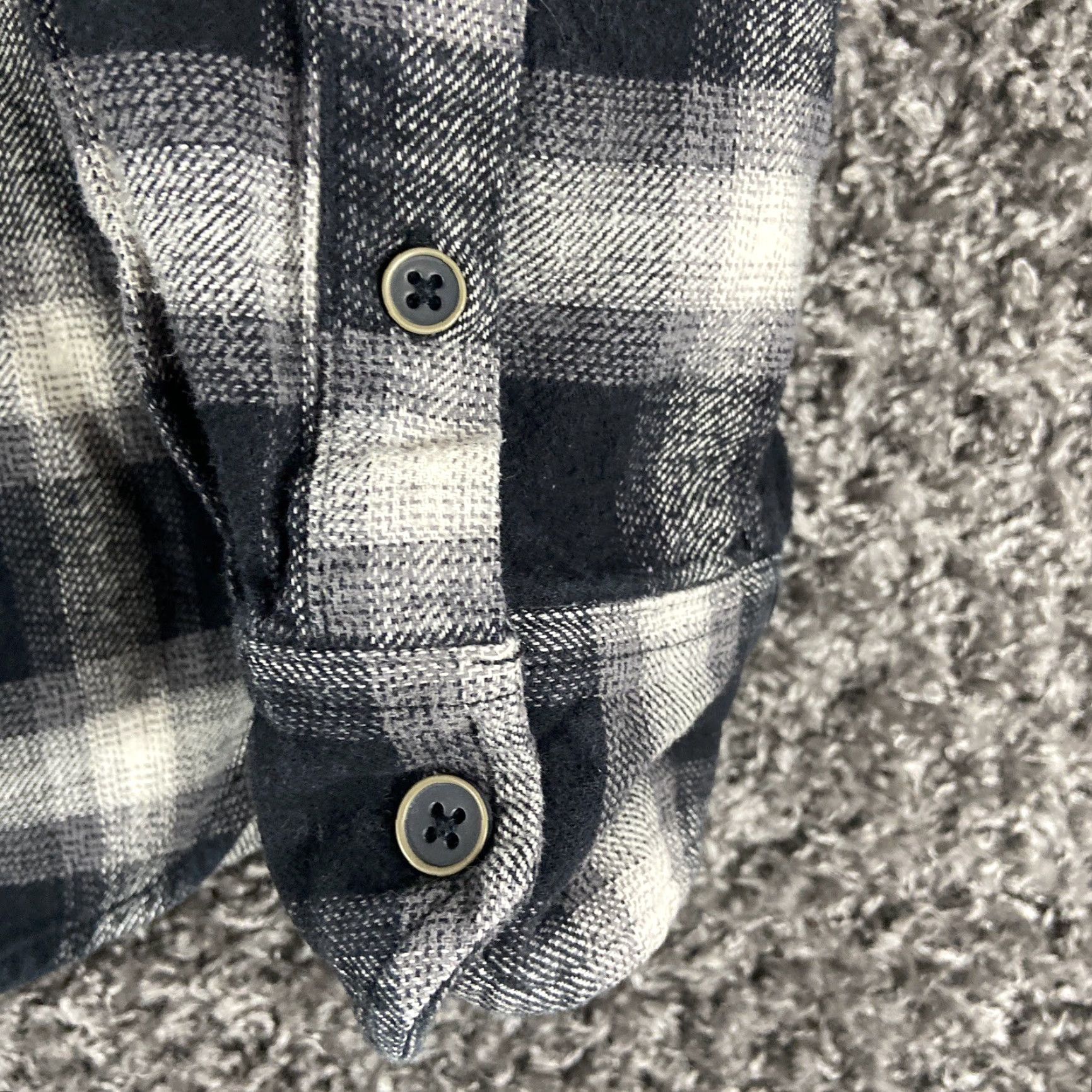 Vintage VINTAGE JACHS Black Plaid Flannel Button-Up Long Sleeve Shirt Adult XL Mens Size US XL / EU 56 / 4 - 3 Thumbnail
