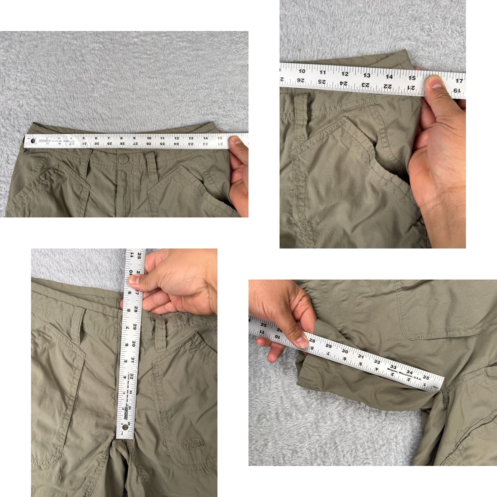 The North Face The North Face Shorts Women 6 L Beige Chino 100% Nylon Hiking Camping 30x8 Size 28" / US 6 / IT 42 - 8 Thumbnail
