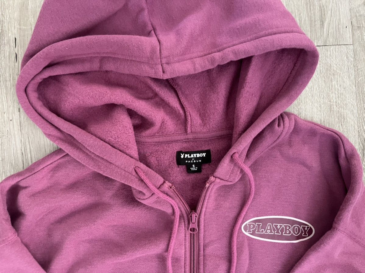 Pacsun × Playboy Playboy By PacSun Split Full Zip Hoodie Size S / US 4 / IT 40 - 3 Thumbnail