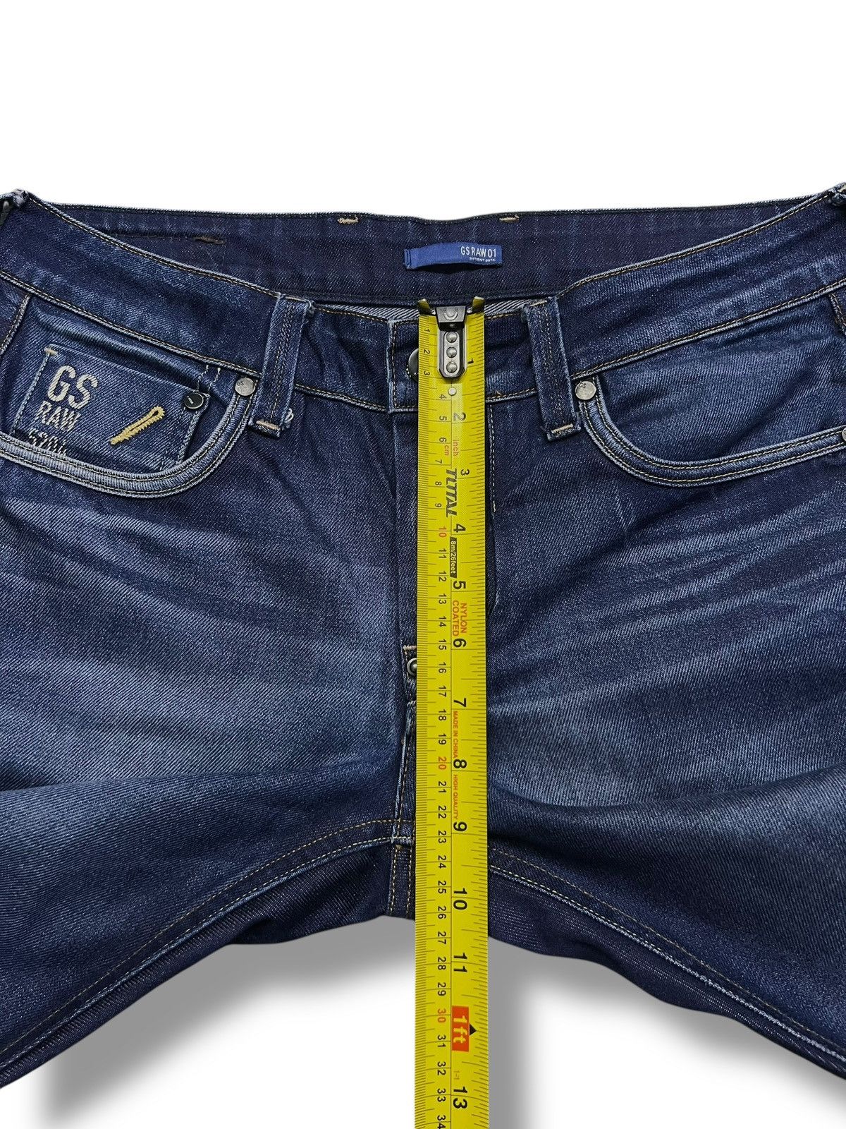G-Star Vintage G-Star Raw Denim - Faded Wash, Honeycomb Denim Size US 32 / EU 48 - 16 Thumbnail