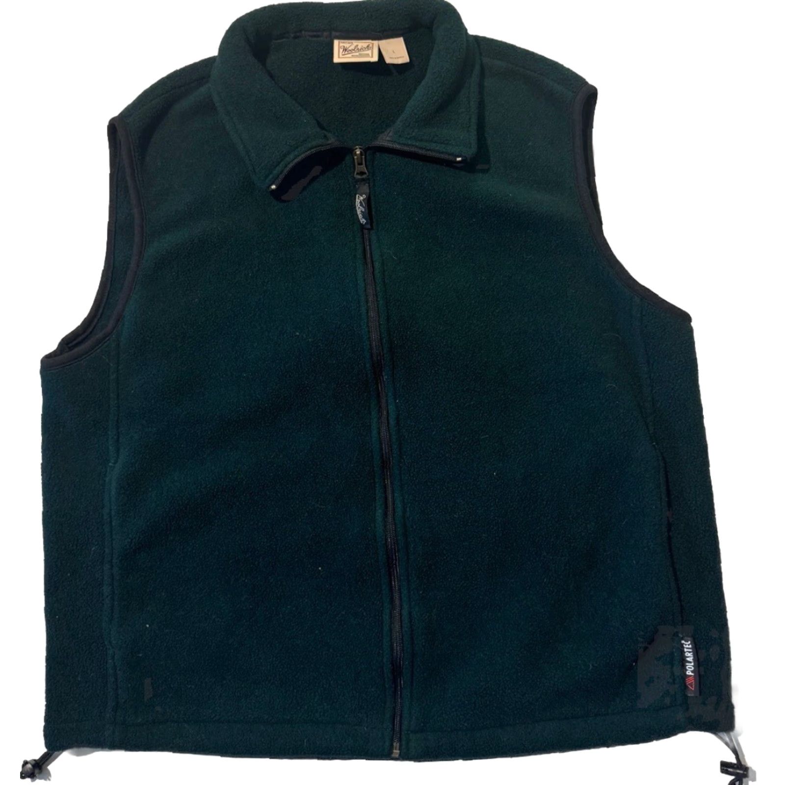 Vintage VINTAGE Woolrich Outdoors Polartec Green Fleece Full Zip Vest Adult Large Size US L / EU 52-54 / 3 - 2 Thumbnail