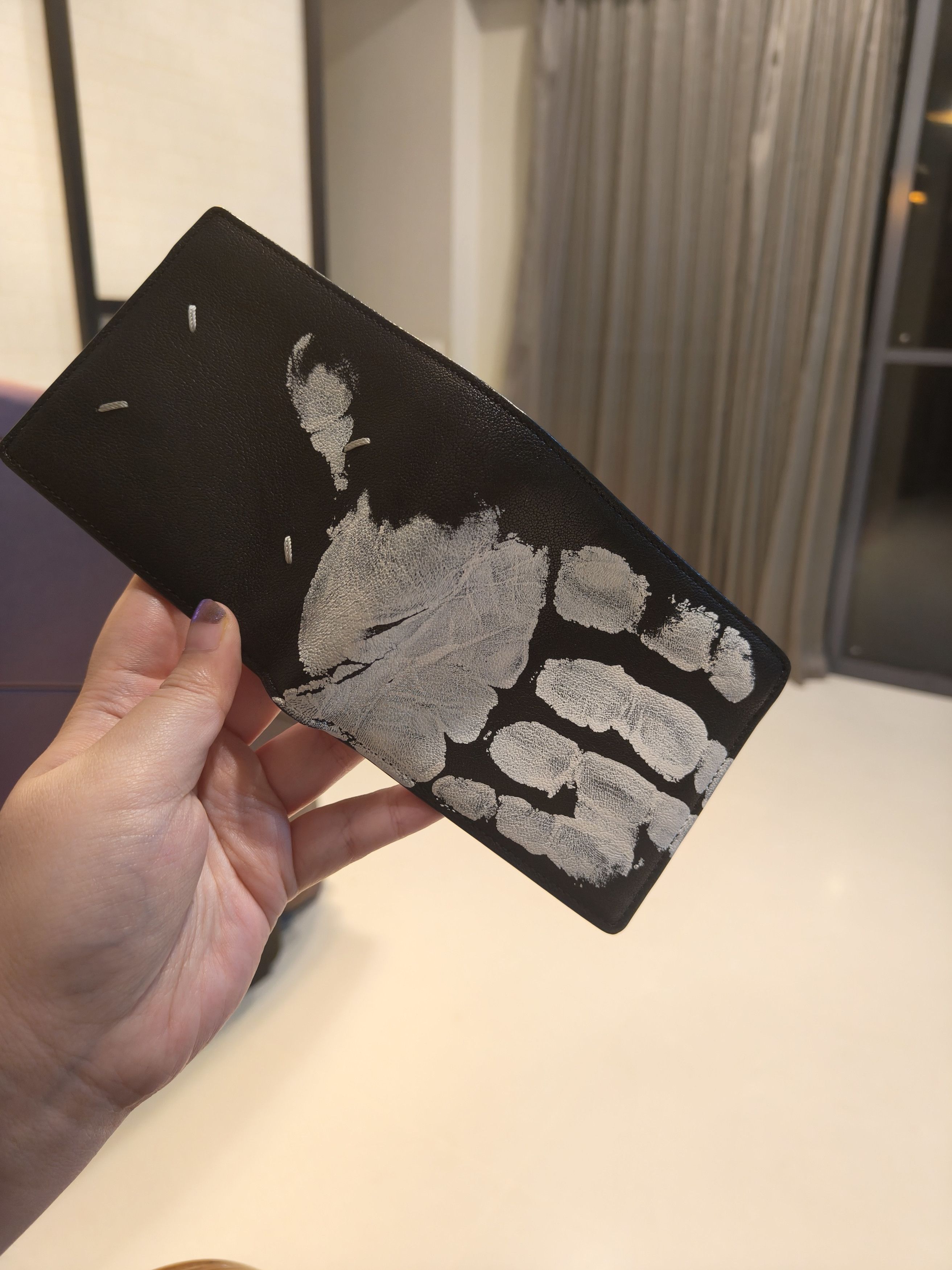 Maison Margiela Maison Margiela Hand Print Bifold Wallet Size ONE SIZE - 3 Thumbnail