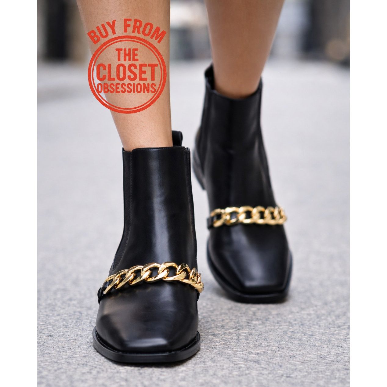 Zara ZARA Black US 8 Square Toe Boots NWT LAST ONE!!! Size US 8 / IT 38 - 1 Thumbnail