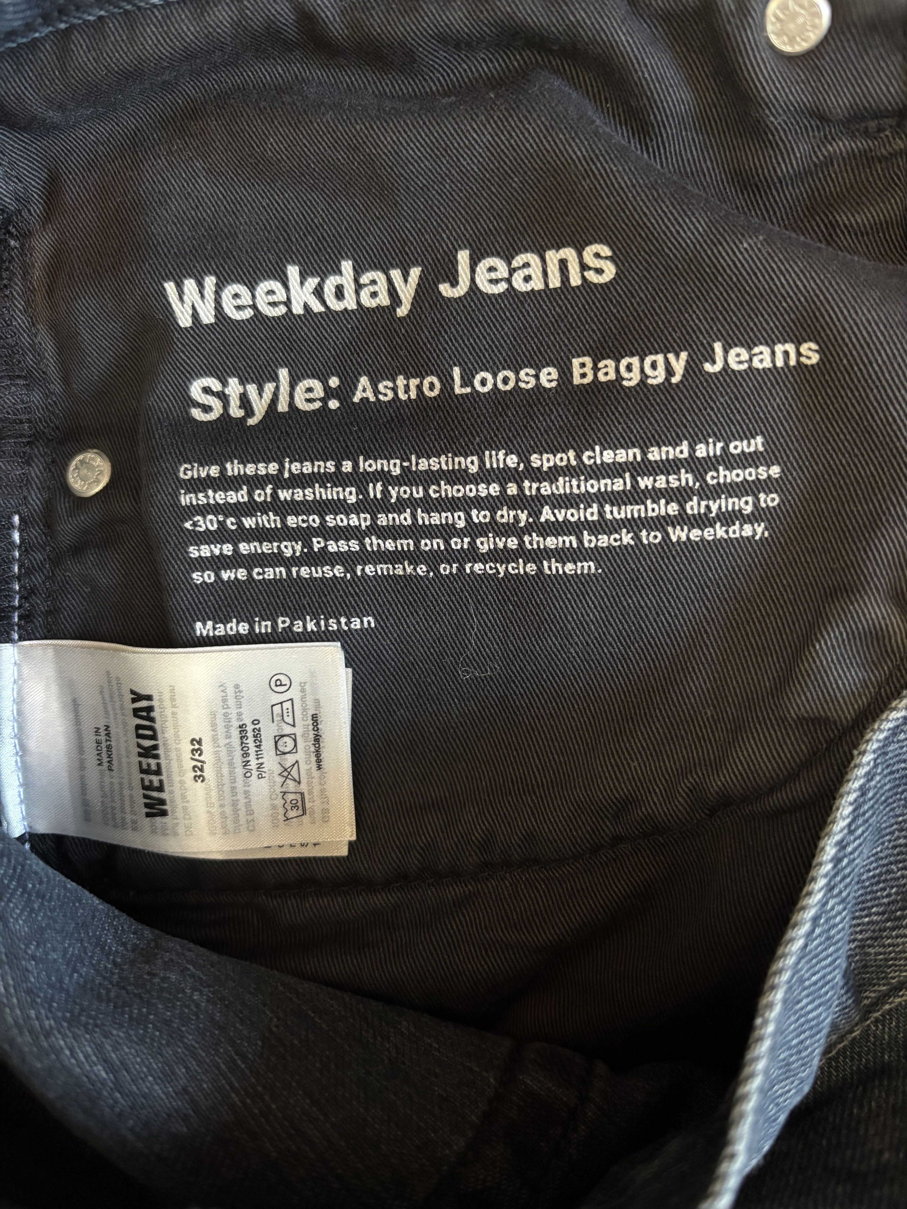 Weekday Weekday Astro Loose Baggy Jeans Size US 32 / EU 48 - 4 Thumbnail