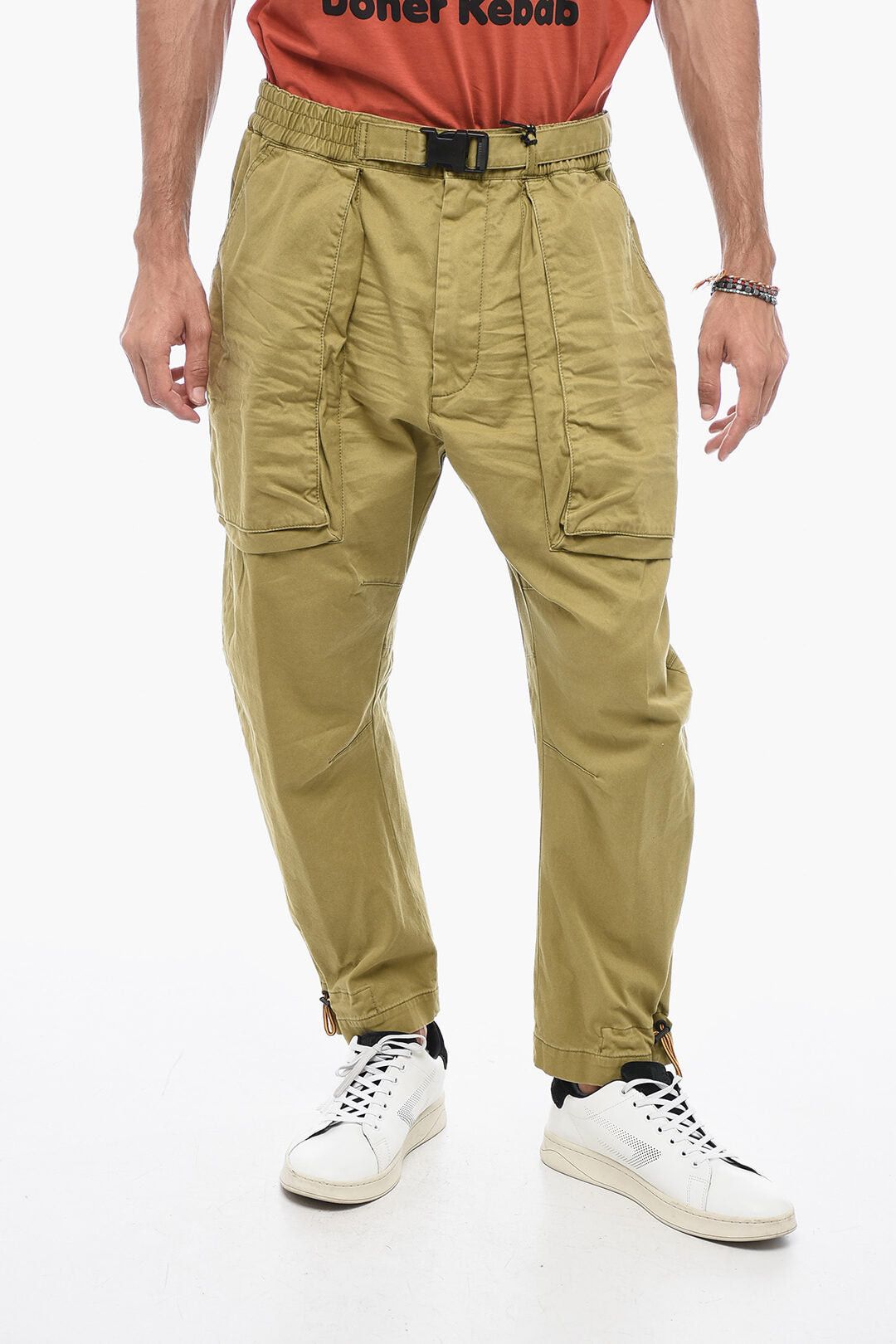 Dsquared2 Cargo Trousers with Belt Size US 32 / EU 48 - 1 Thumbnail