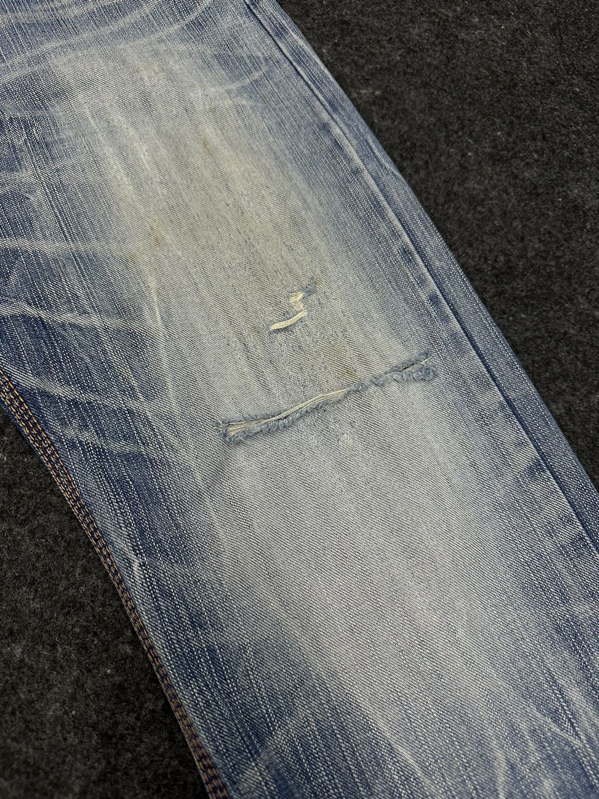 Edwin × If Six Was Nine × Le Grande Bleu (L.G.B.) Vintage Edwin XV Japan Distressed Denim Size 32 F44 Size US 32 / EU 48 - 6 Thumbnail