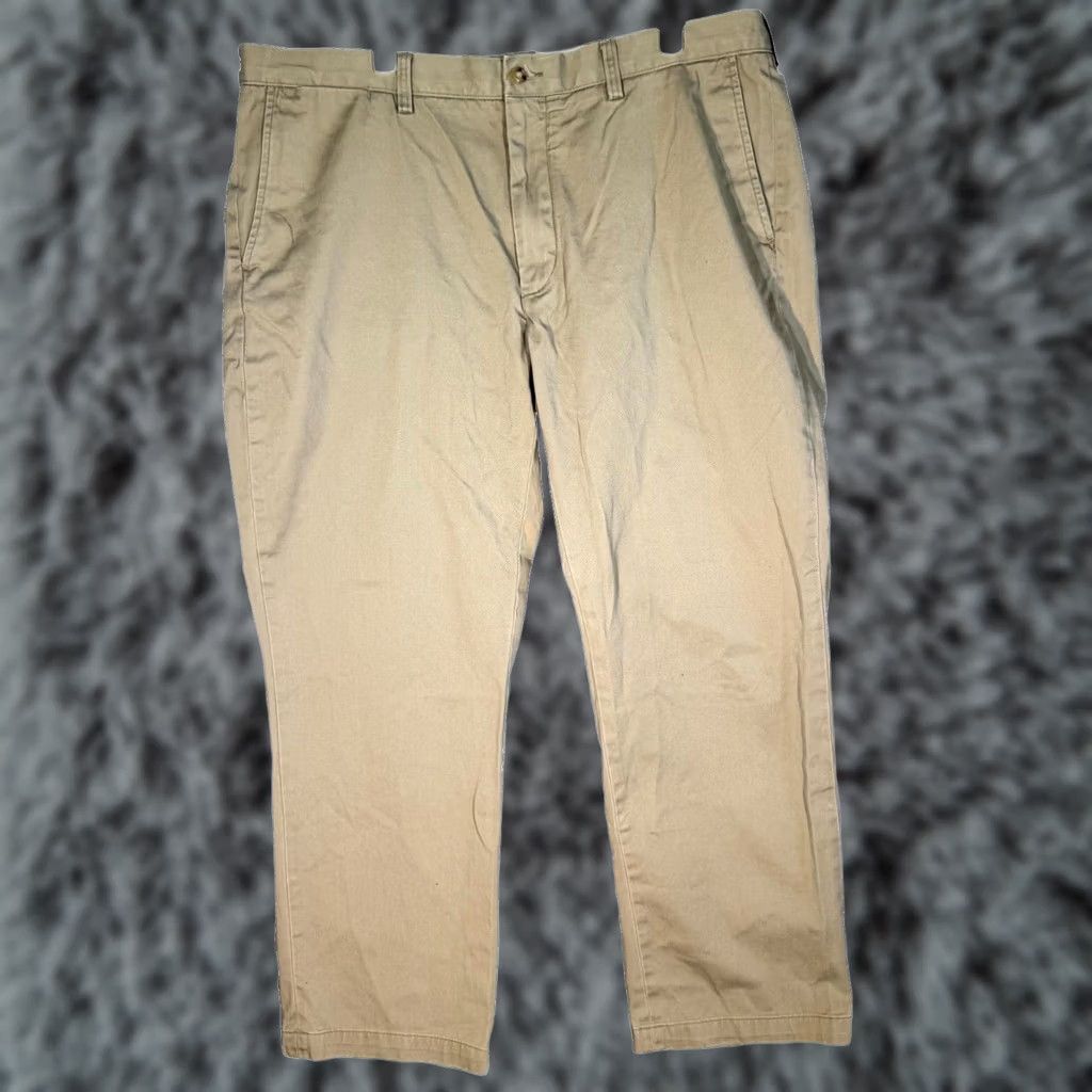 Polo Ralph Lauren Polo Ralph Lauren Chino Pants Men’s 38 x 30 Flat Front Beige Cotton Mid-Rise Classic Fit Shirts and Pants Size US M / EU 48-50 / 2 - 1 Thumbnail