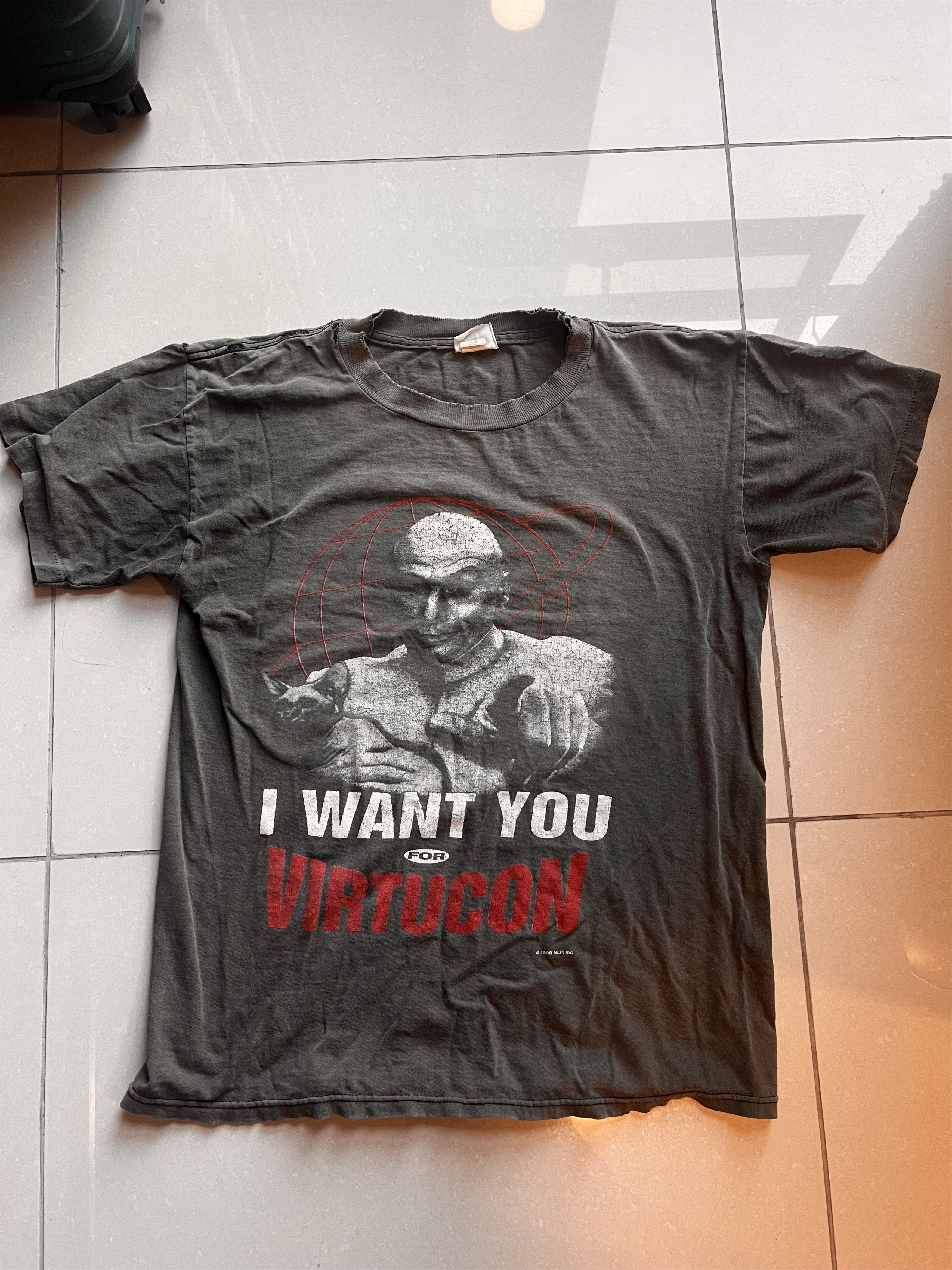 1998 Austin Powers Dr. Evil VIRTUCON Promo Tee Grade Archive