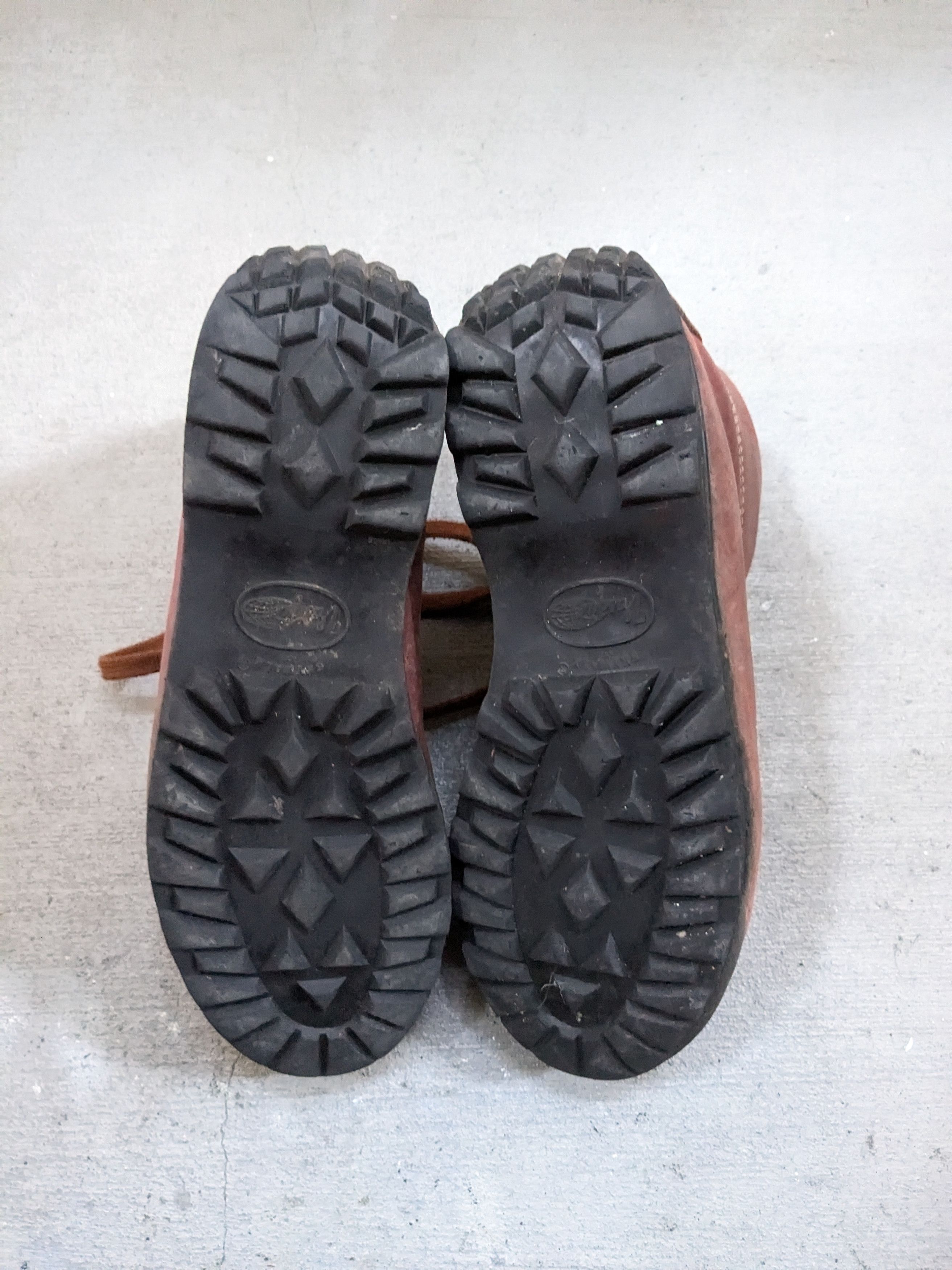 Genuine Leather × Vintage Vintage Hiking Boots 8 Brown Leather Lace Up Mountain Size US 8 / EU 41 - 14 Thumbnail