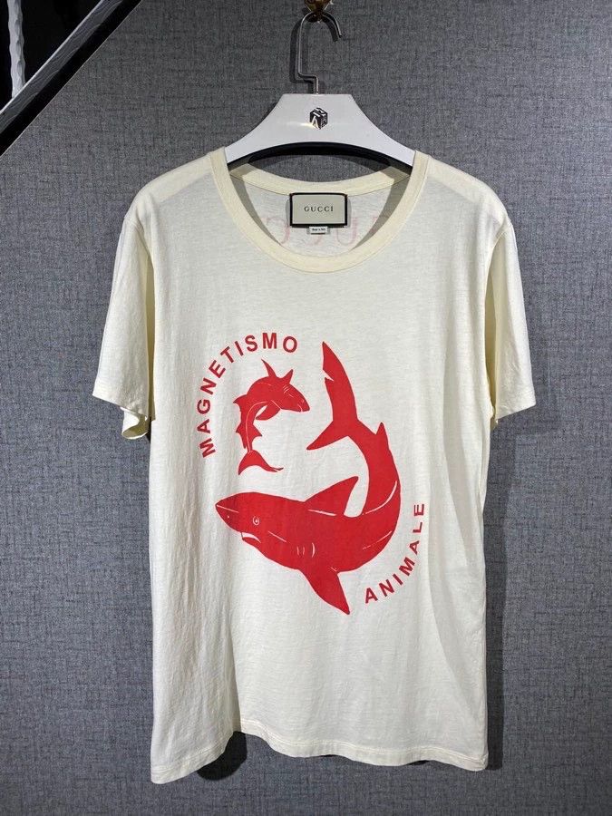 Gucci Gucci Shark T-shirt 2501-Nextarrow Size US XS / EU 42 / 0 - 1 Thumbnail