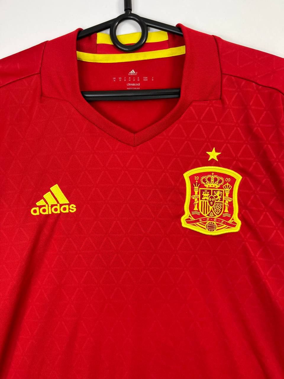 Adidas Spain 2015 2016 Home Shirt Football Jersey Adidas Size M Size US M / EU 48-50 / 2 - 2 Thumbnail