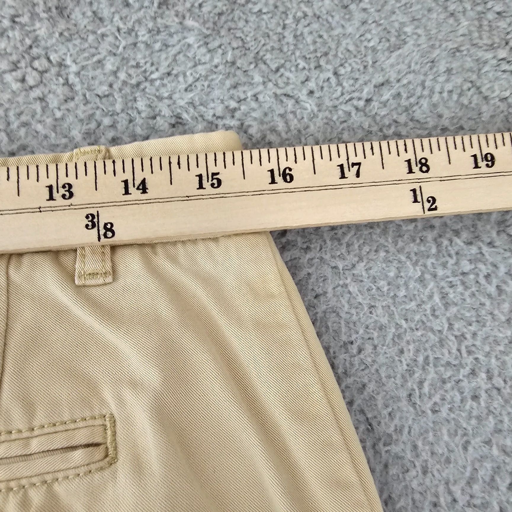 Uniqlo Uniqlo Pants Womens Size 6 Khaki Tan Chino Mid Rise Tapered Cotton Flat Front Size 28" / US 6 / IT 42 - 6 Thumbnail