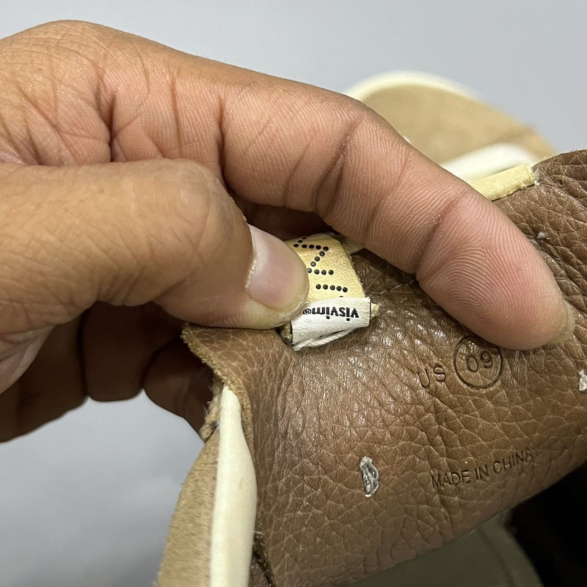 Visvim Visvim Corda-Folk Leather Trimmed Suede Sneaker Size US 9 / EU 42 - 11 Thumbnail