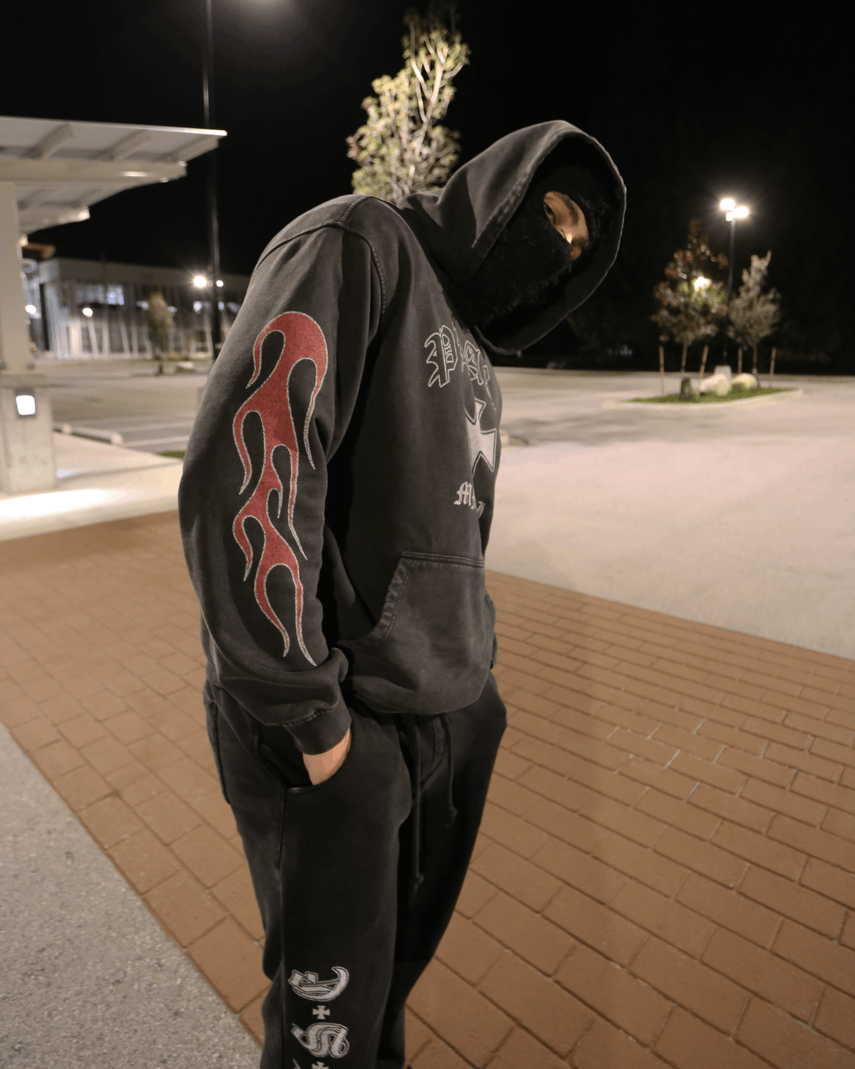 PHASE Garments Red Flamme Pullover Sweatshirt Size 2X-Large Size US XXL / EU 58 / 5 - 3 Thumbnail